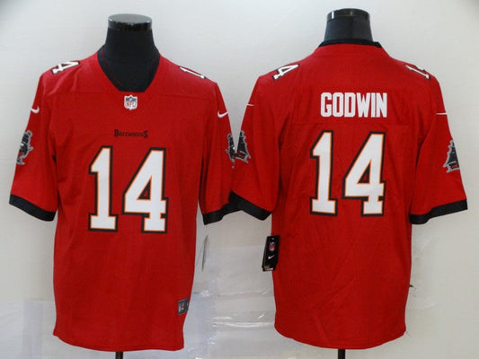 Men's Tampa Bay Buccaneers Chris Godwin #14 Red Vapor Limited Jerseys