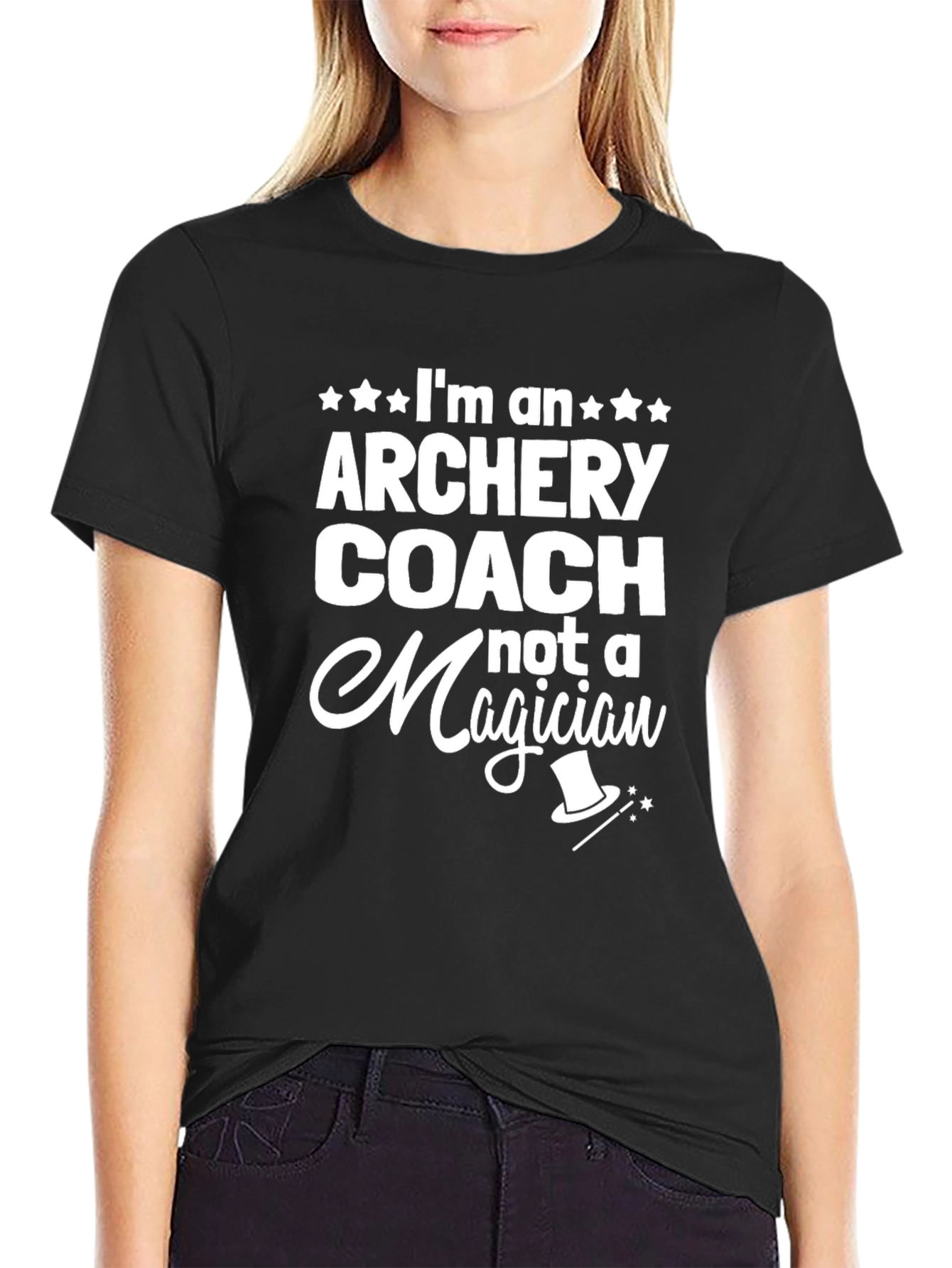 Archery Coach T-Shirt - Novelty Gift for Archers