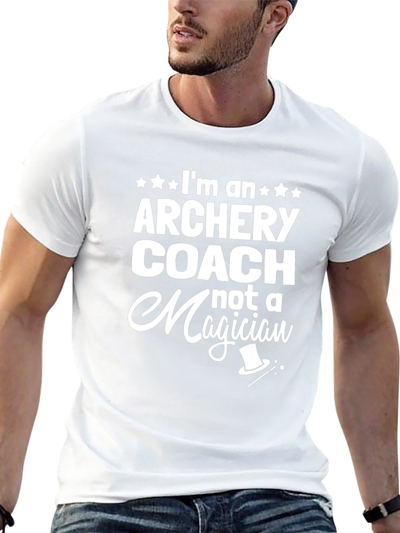 Archery Coach T-Shirt - Novelty Gift for Archers