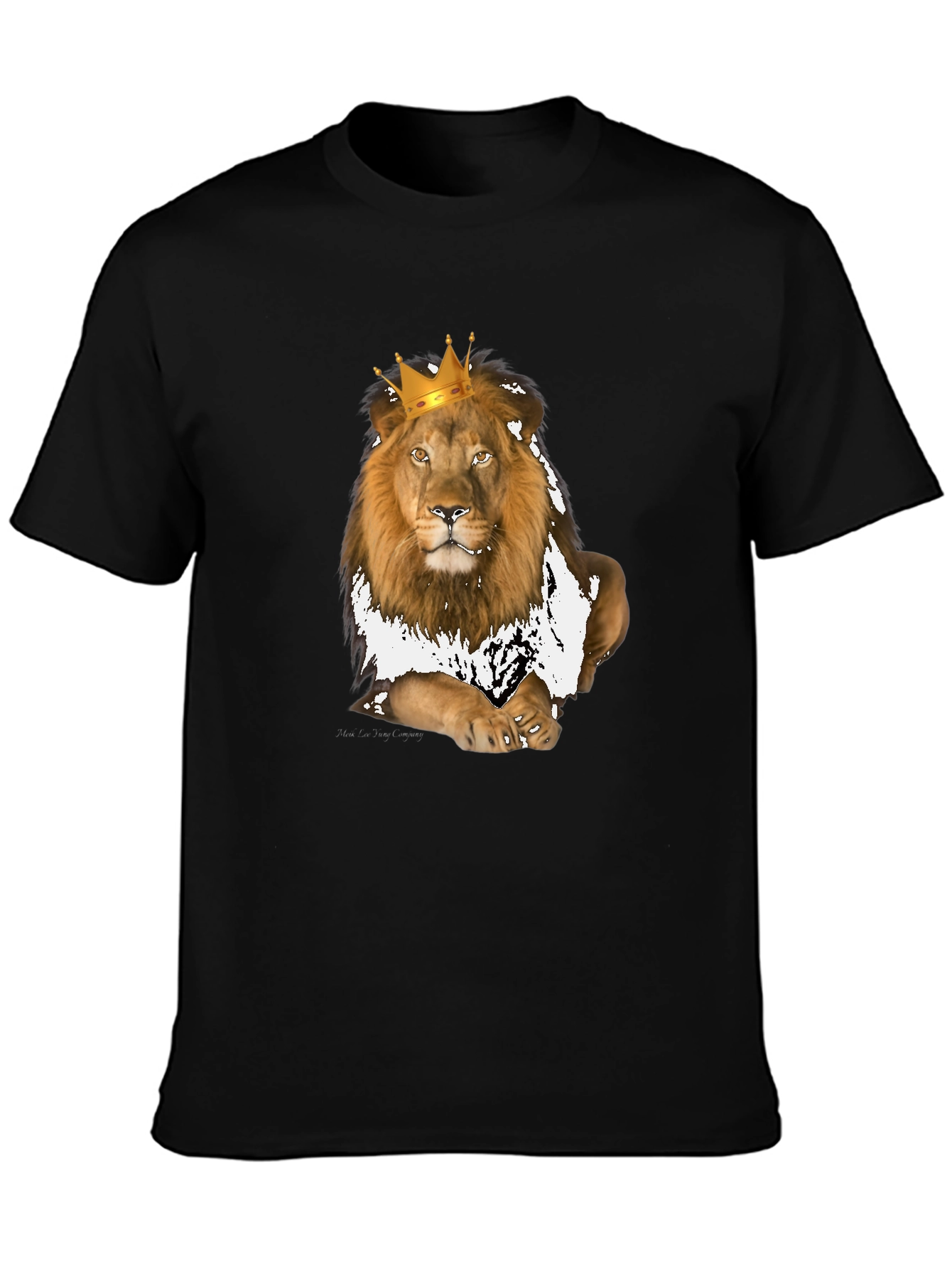 King Lion Graphic Tee - Black