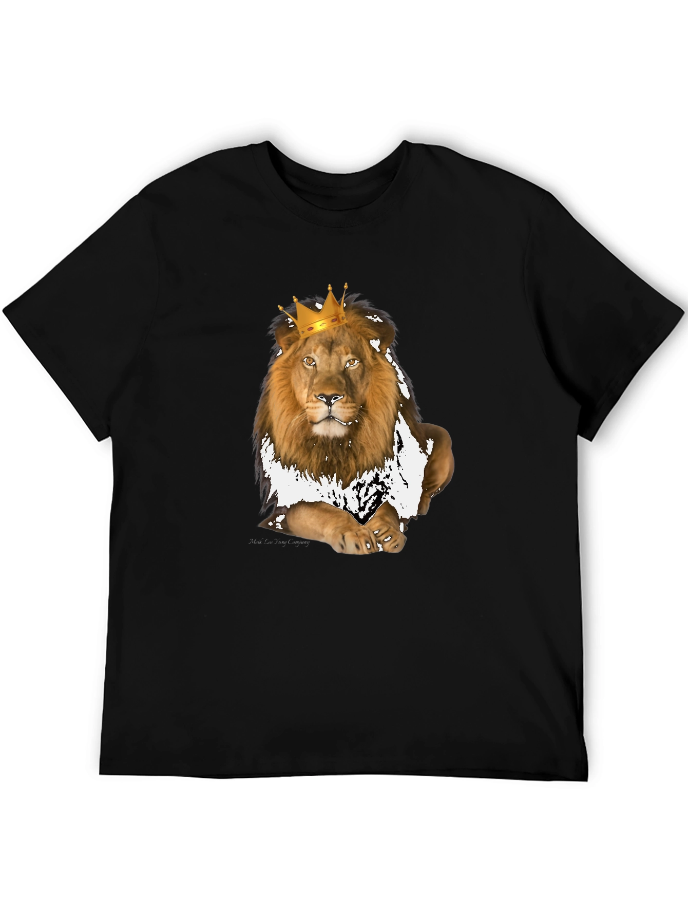 King Lion Graphic Tee - Black