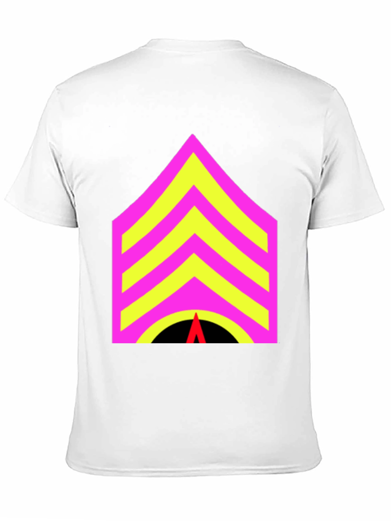 Sergeant Stripes Graphic Tee - Bold Statement Style