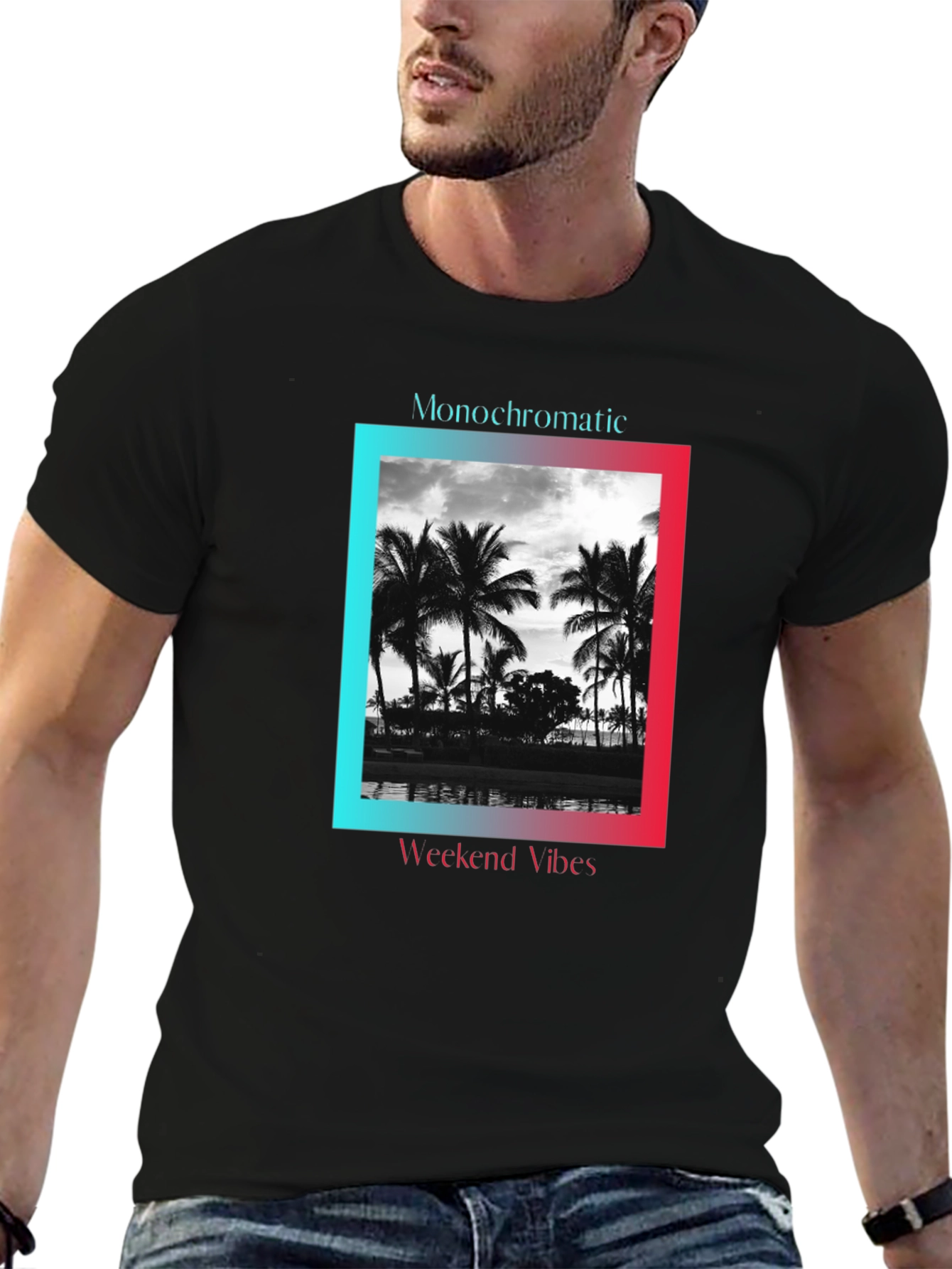 Monochromatic Weekend Vibes T-Shirt