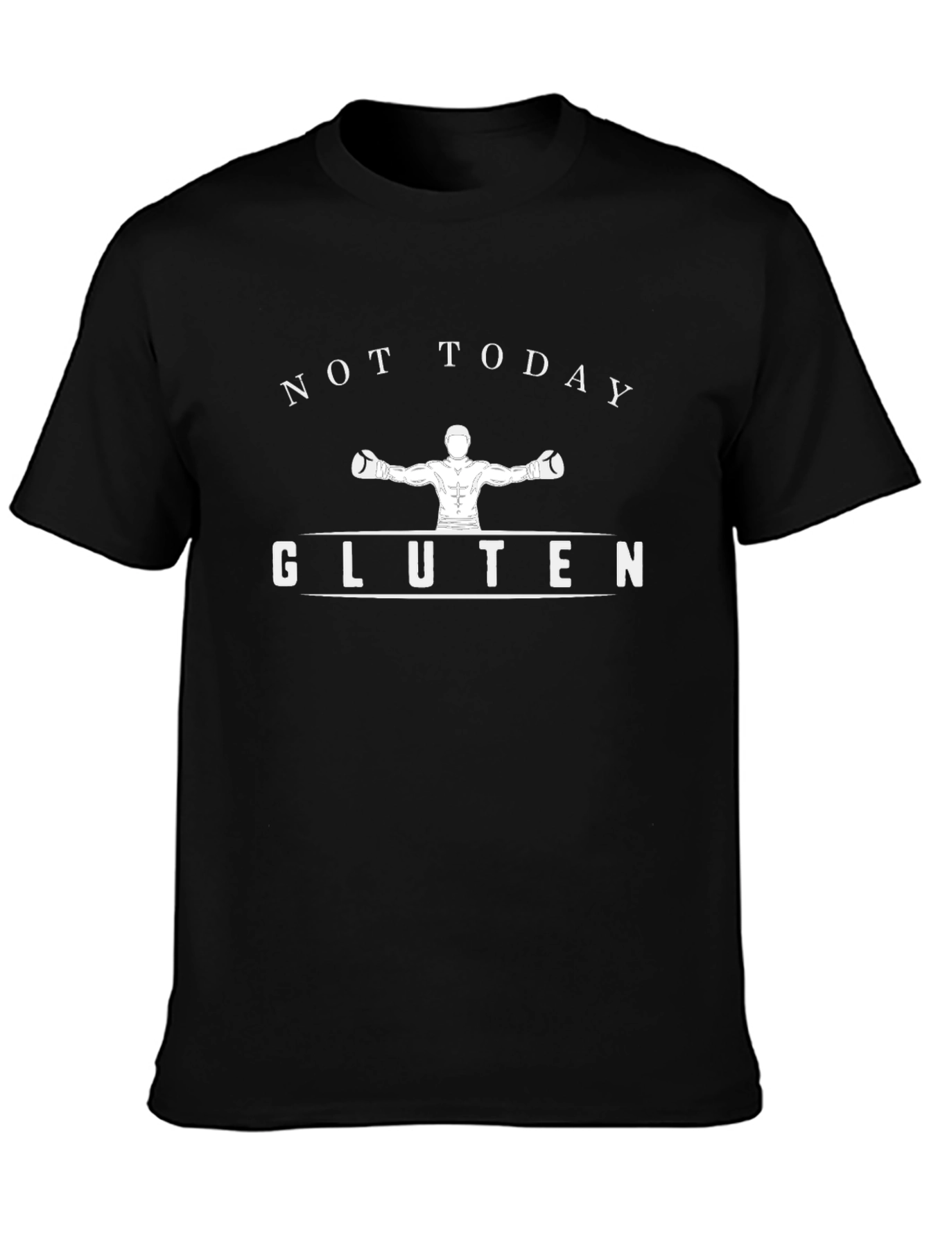 Not Today Gluten Black T-Shirt