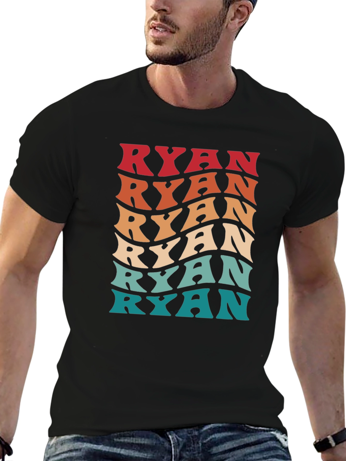 Retro Ryan Name T-Shirt Cool Personalized Gift