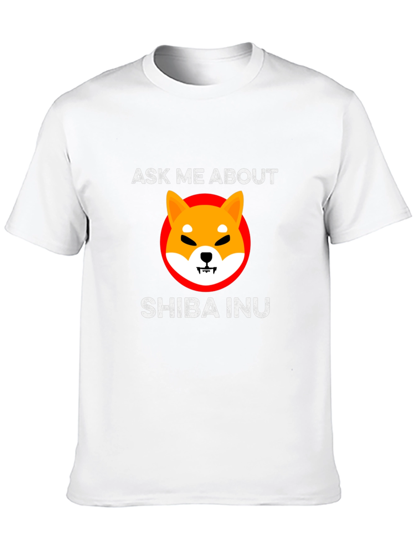 Ask Me About Shiba Inu Black T-Shirt