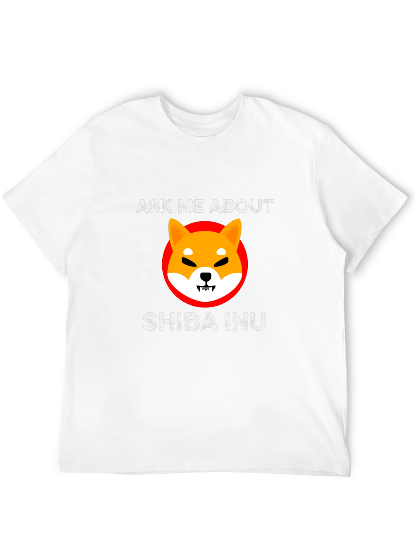 Ask Me About Shiba Inu Black T-Shirt