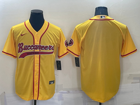 Men's Tampa Bay Buccaneers Yellow Blank Jerseys