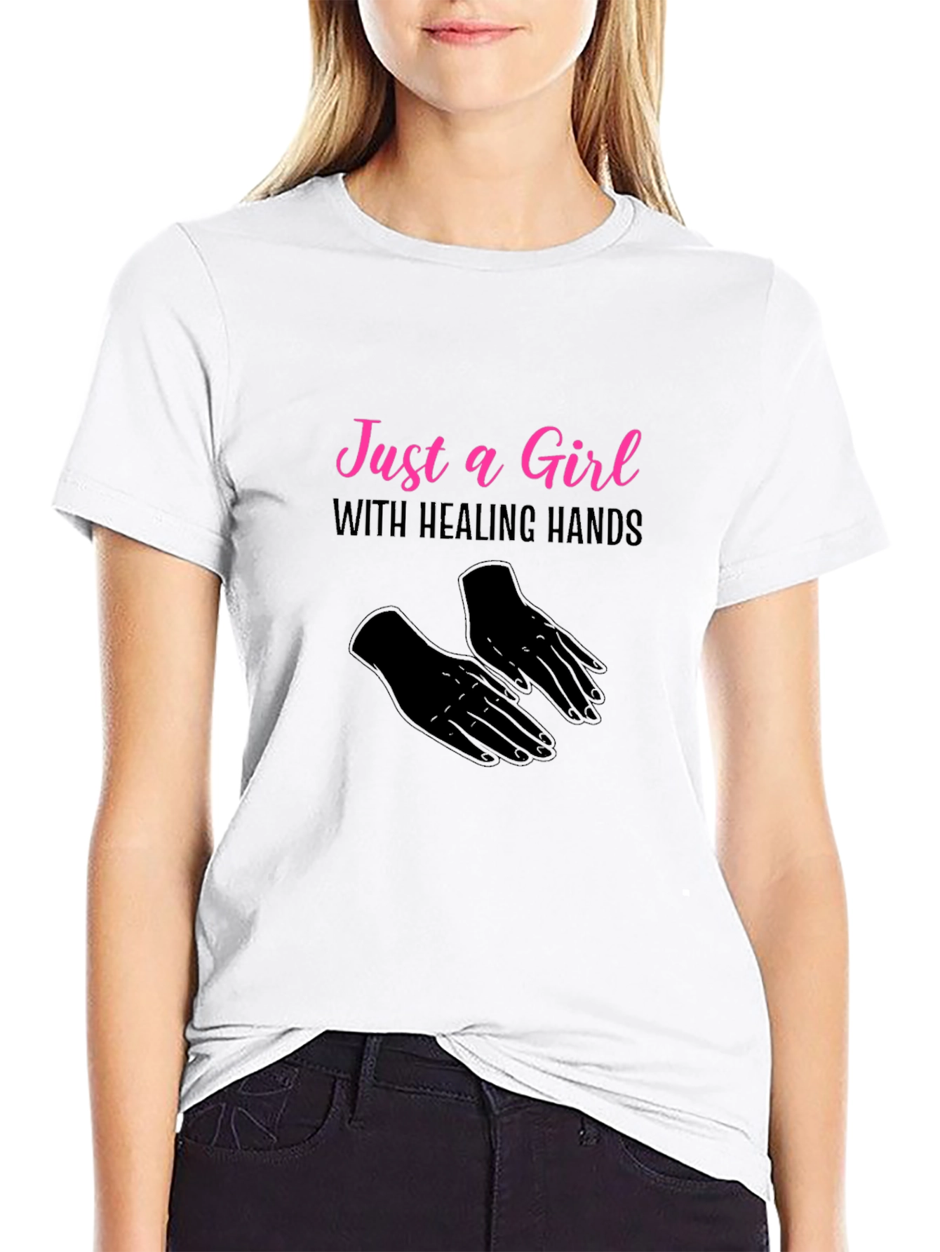 Just a Girl With Healing Hands T-Shirt