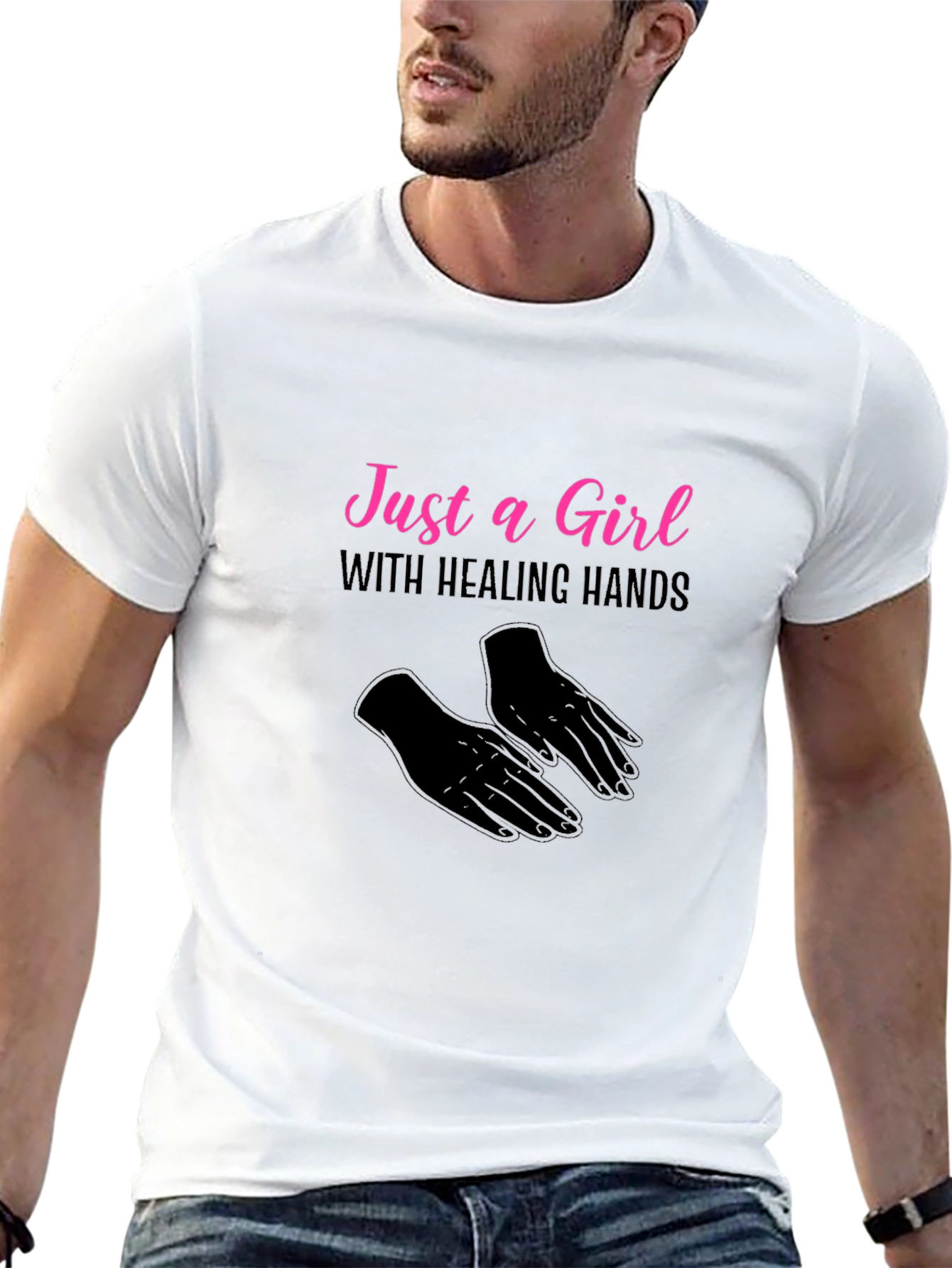 Just a Girl With Healing Hands T-Shirt