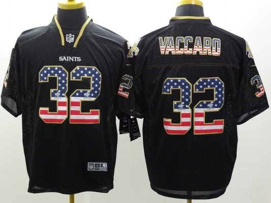 Men's New Orleans Saints Kenny Vaccaro #32 Black Player Game Jerseys