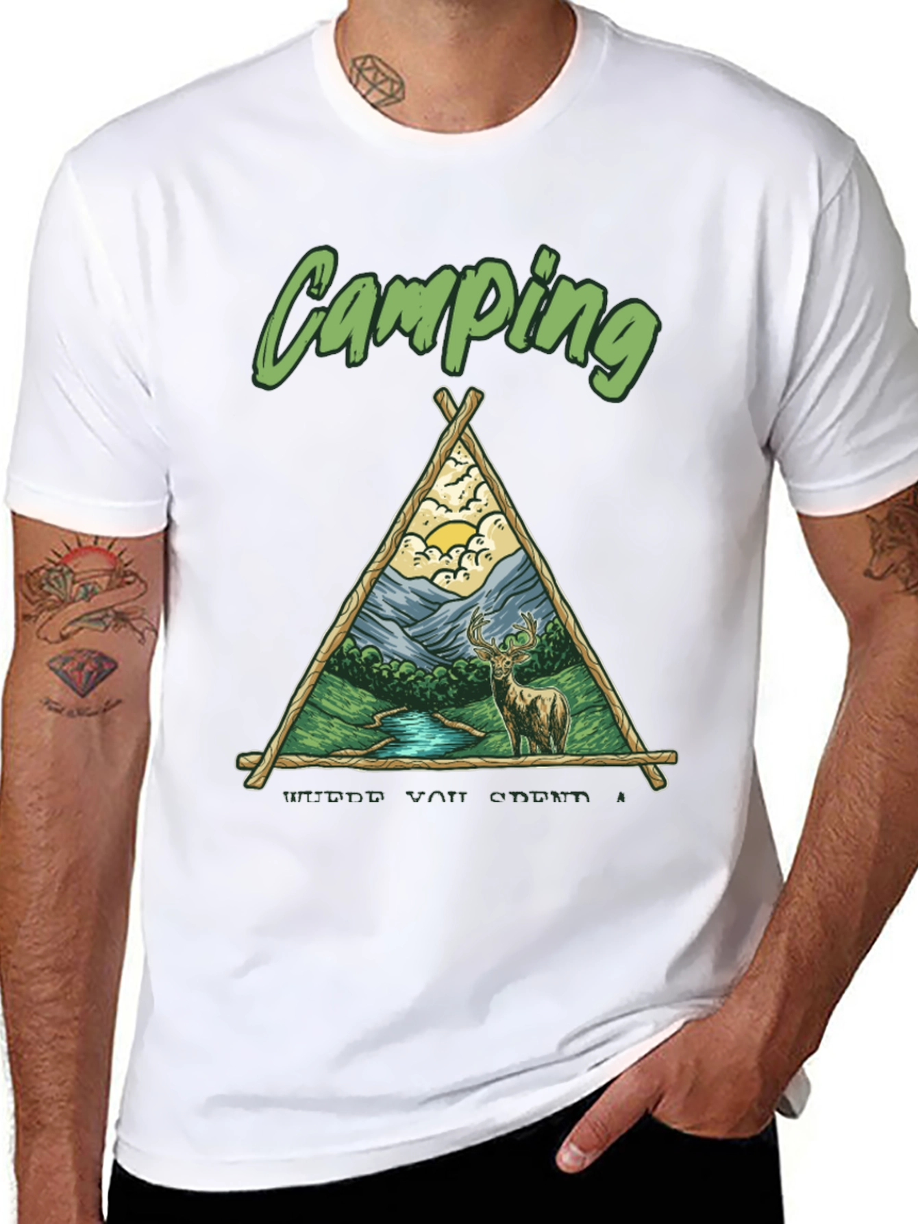 Camping Adventure Graphic Tee