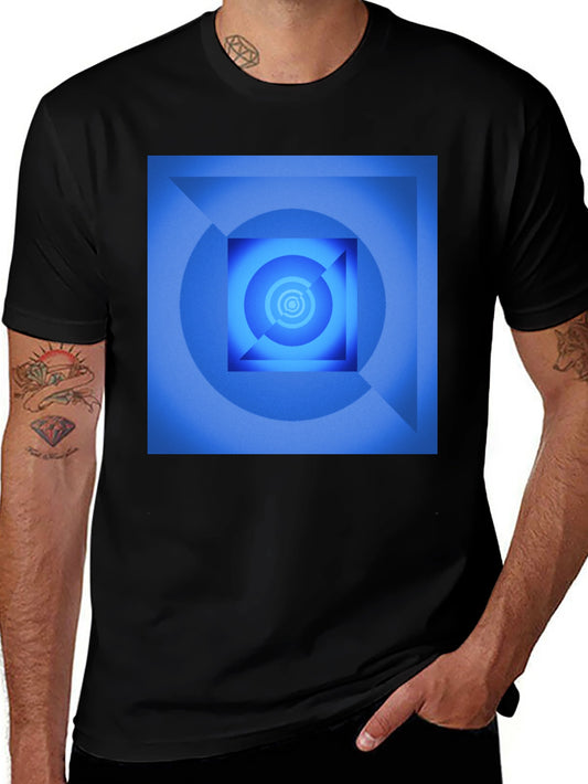 Geometric Square Design T-Shirt