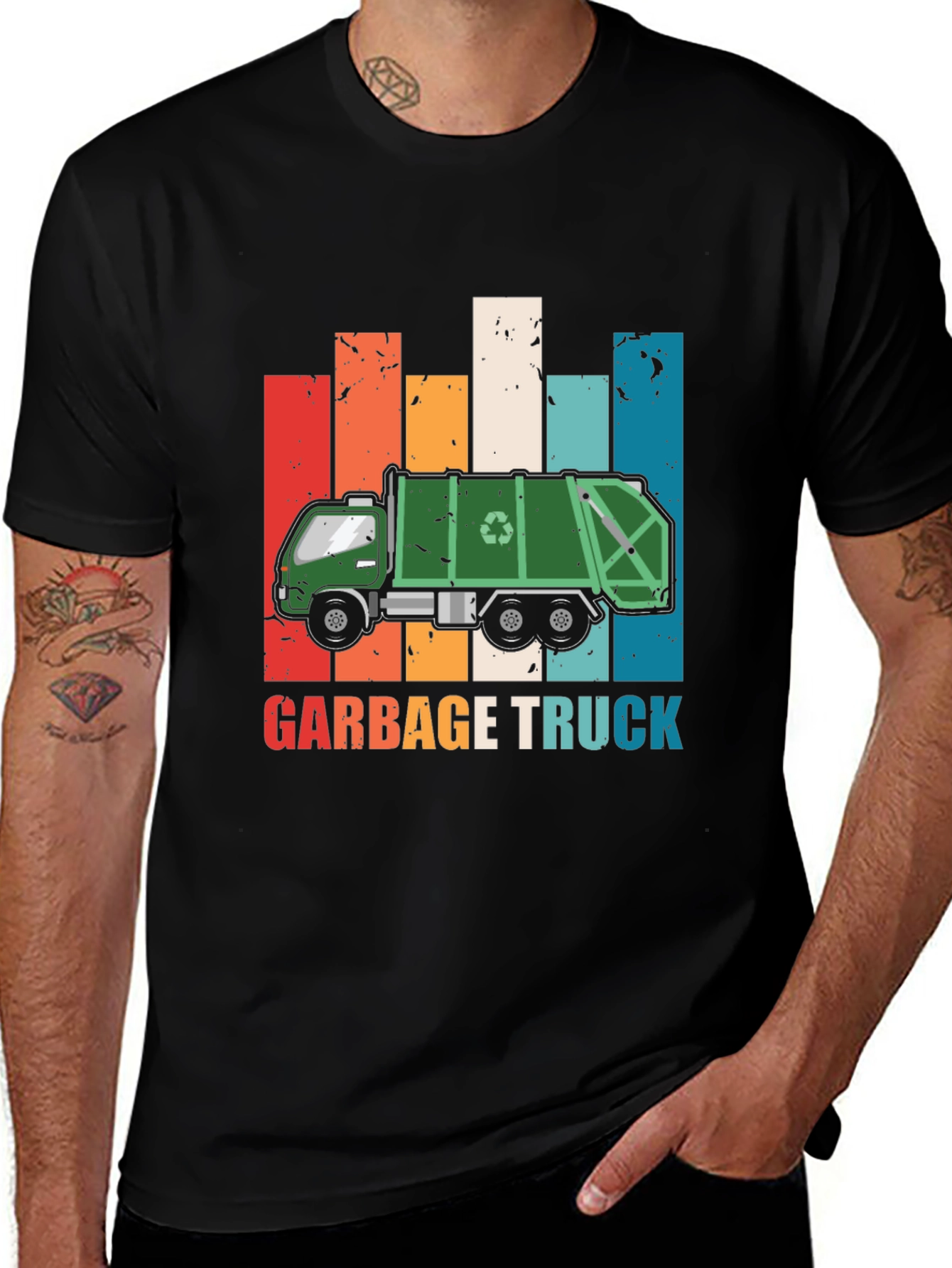 Retro Garbage Truck T-Shirt