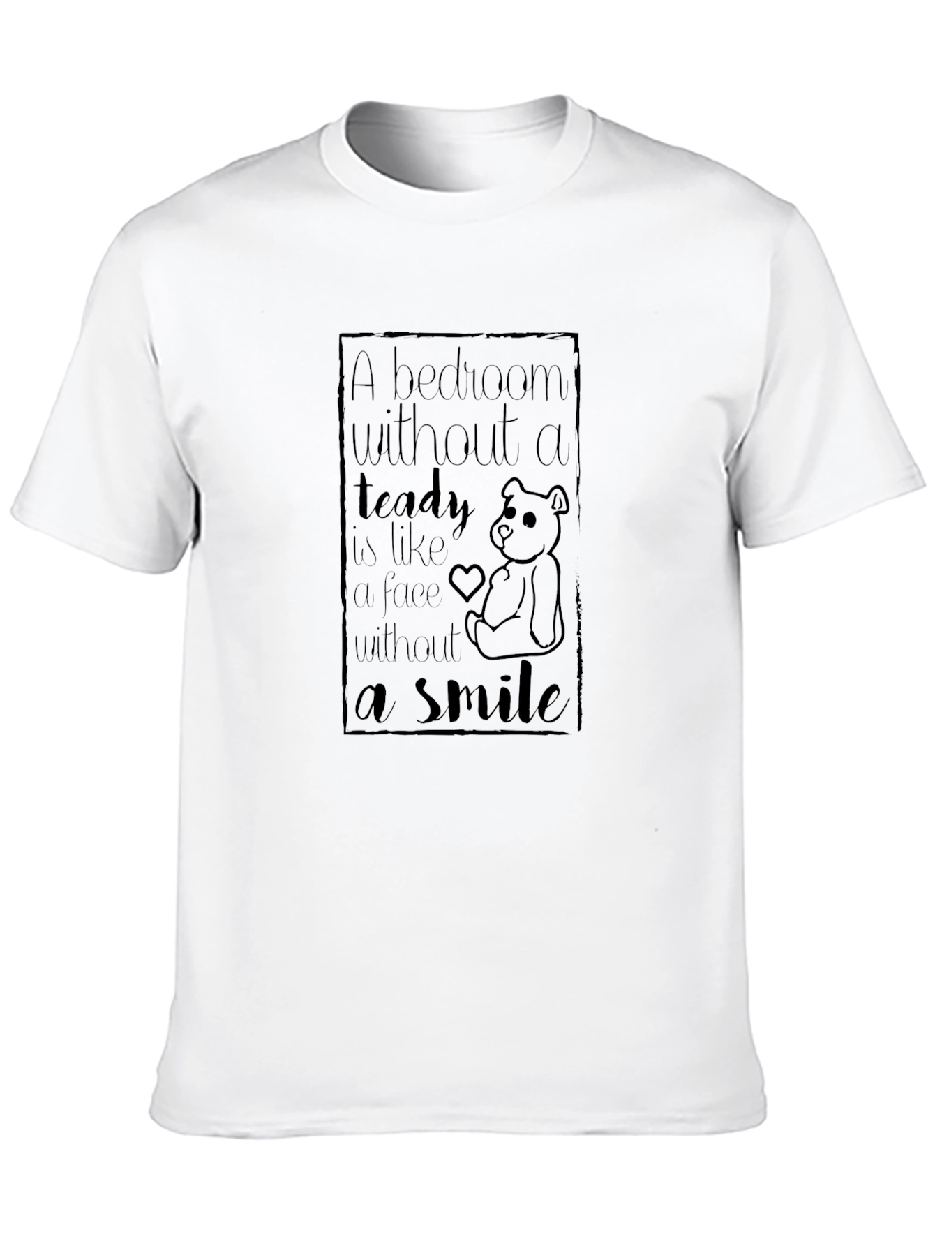 Bedroom Teddy Bear Graphic Tee