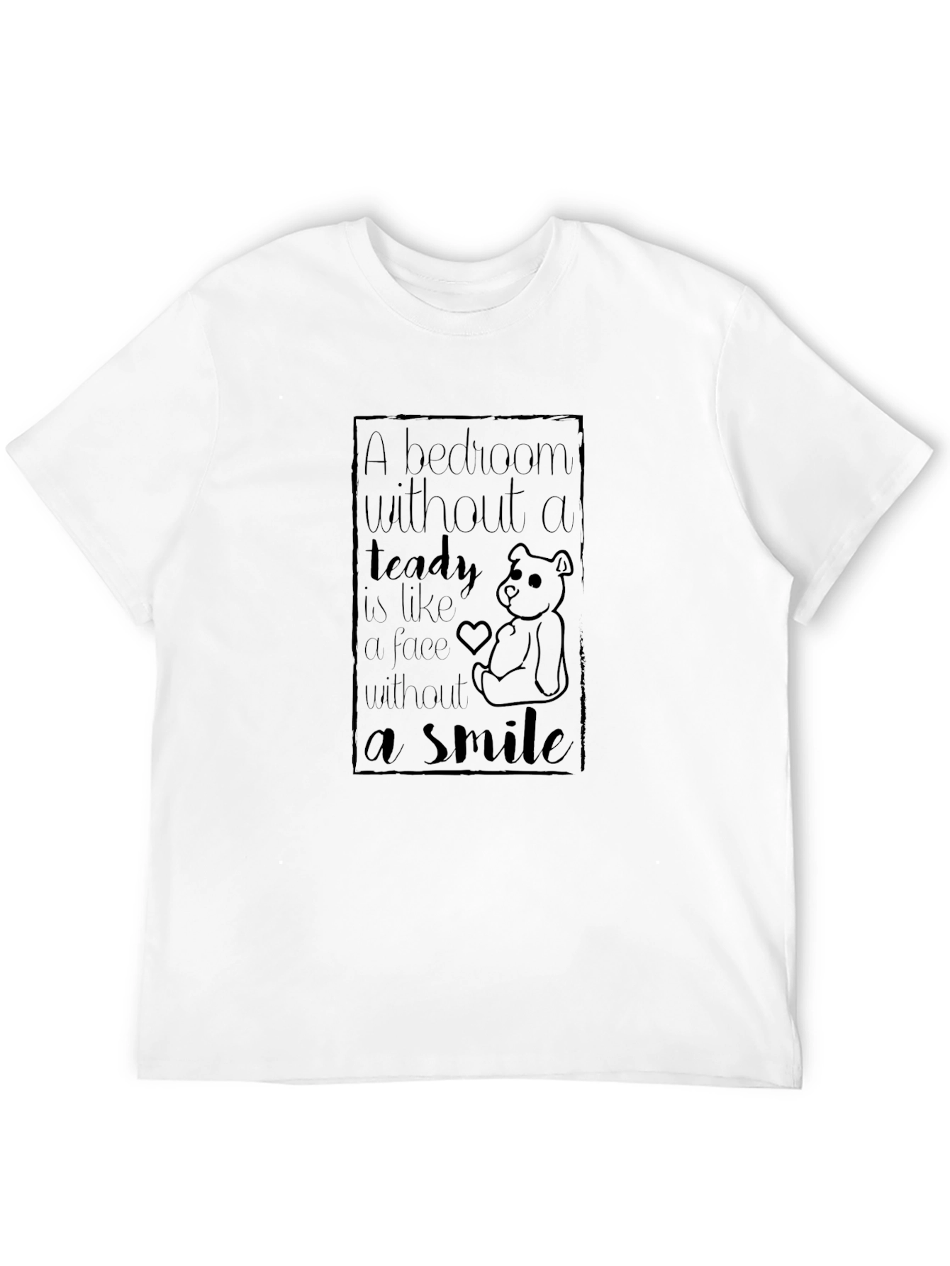 Bedroom Teddy Bear Graphic Tee