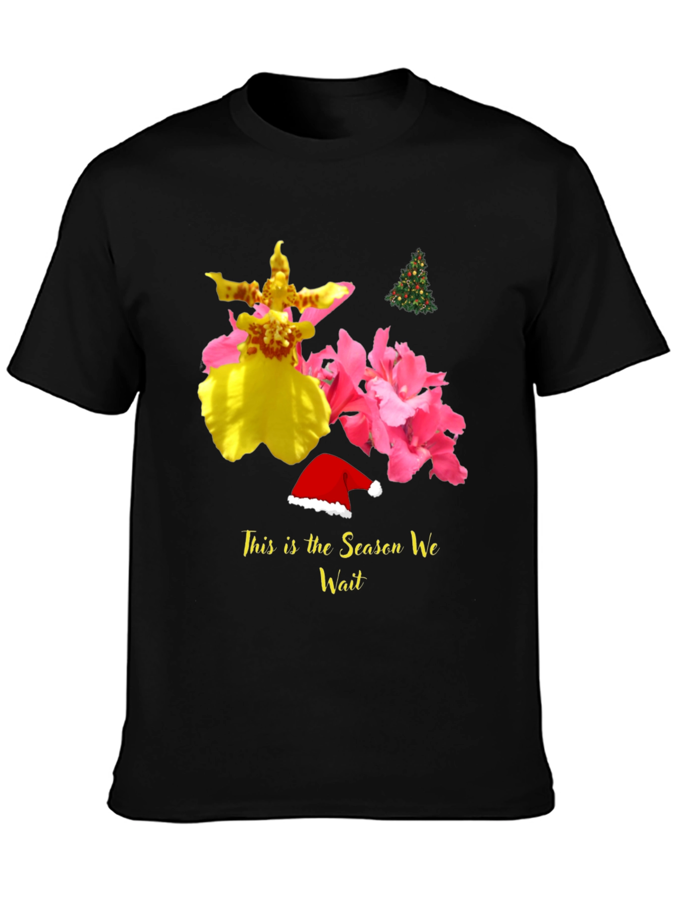 Festive Floral Season Wait Tee