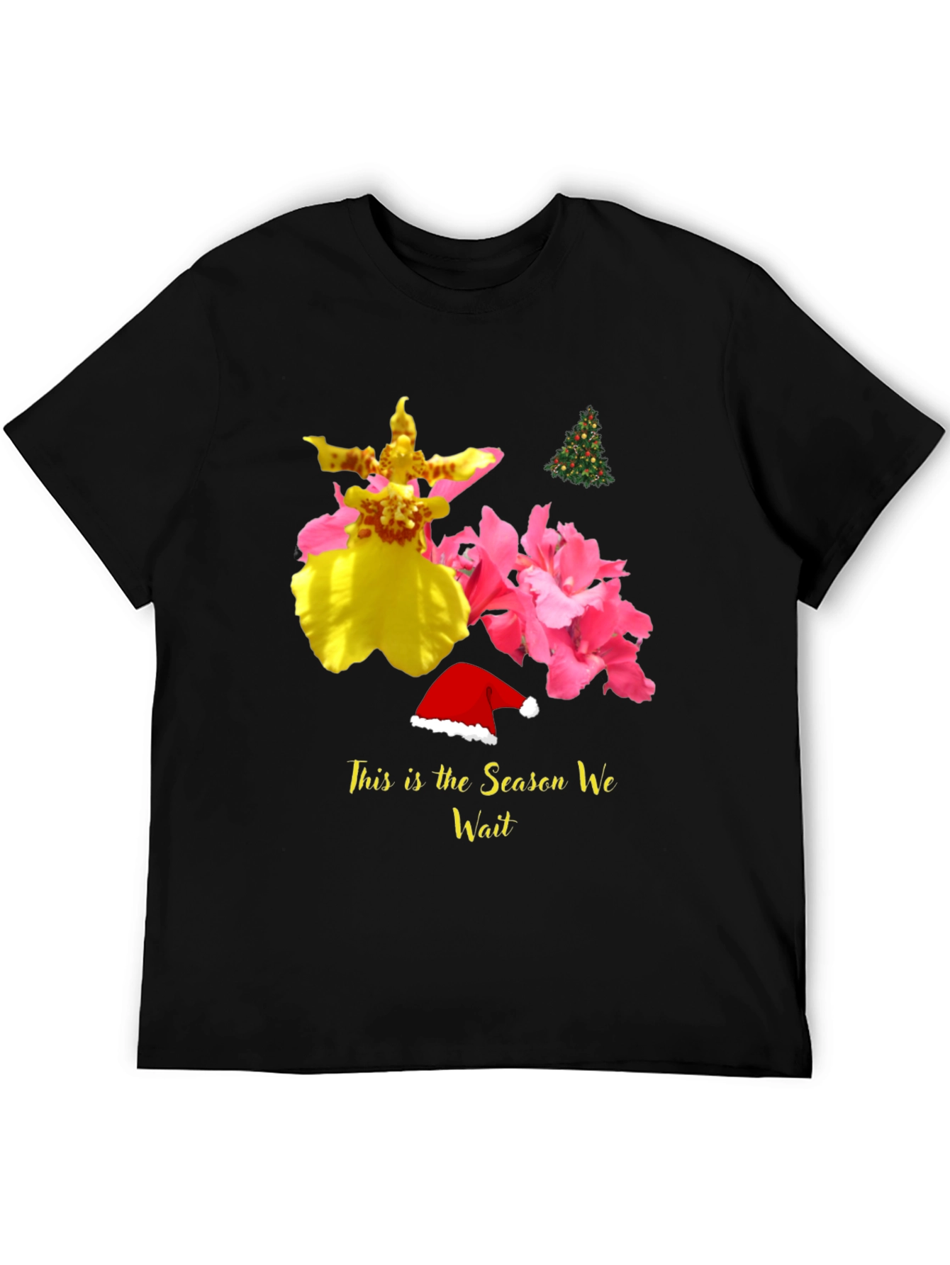 Festive Floral Season Wait Tee