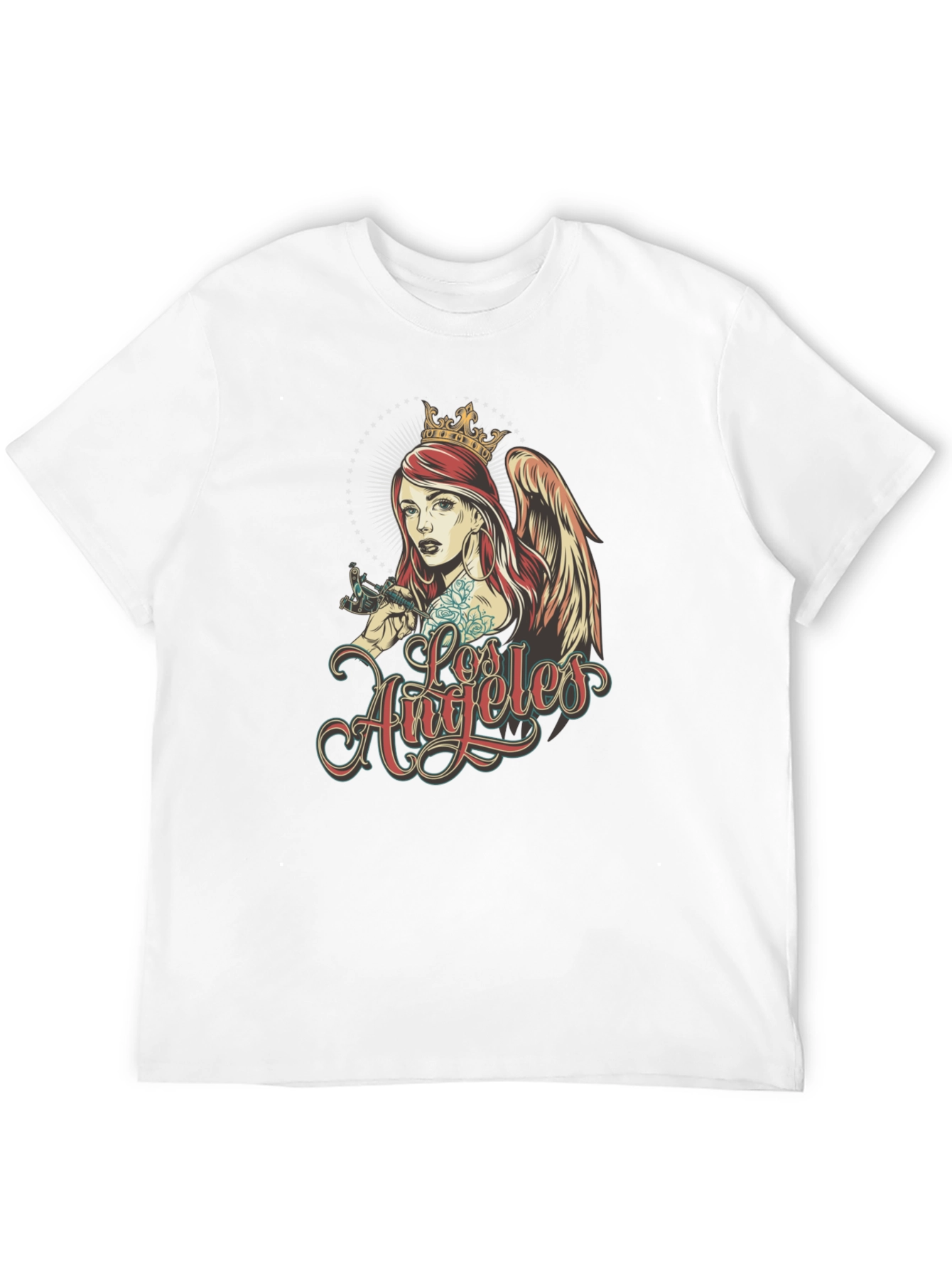 Los Angeles Angel Tattoo Artist Graphic T-Shirt