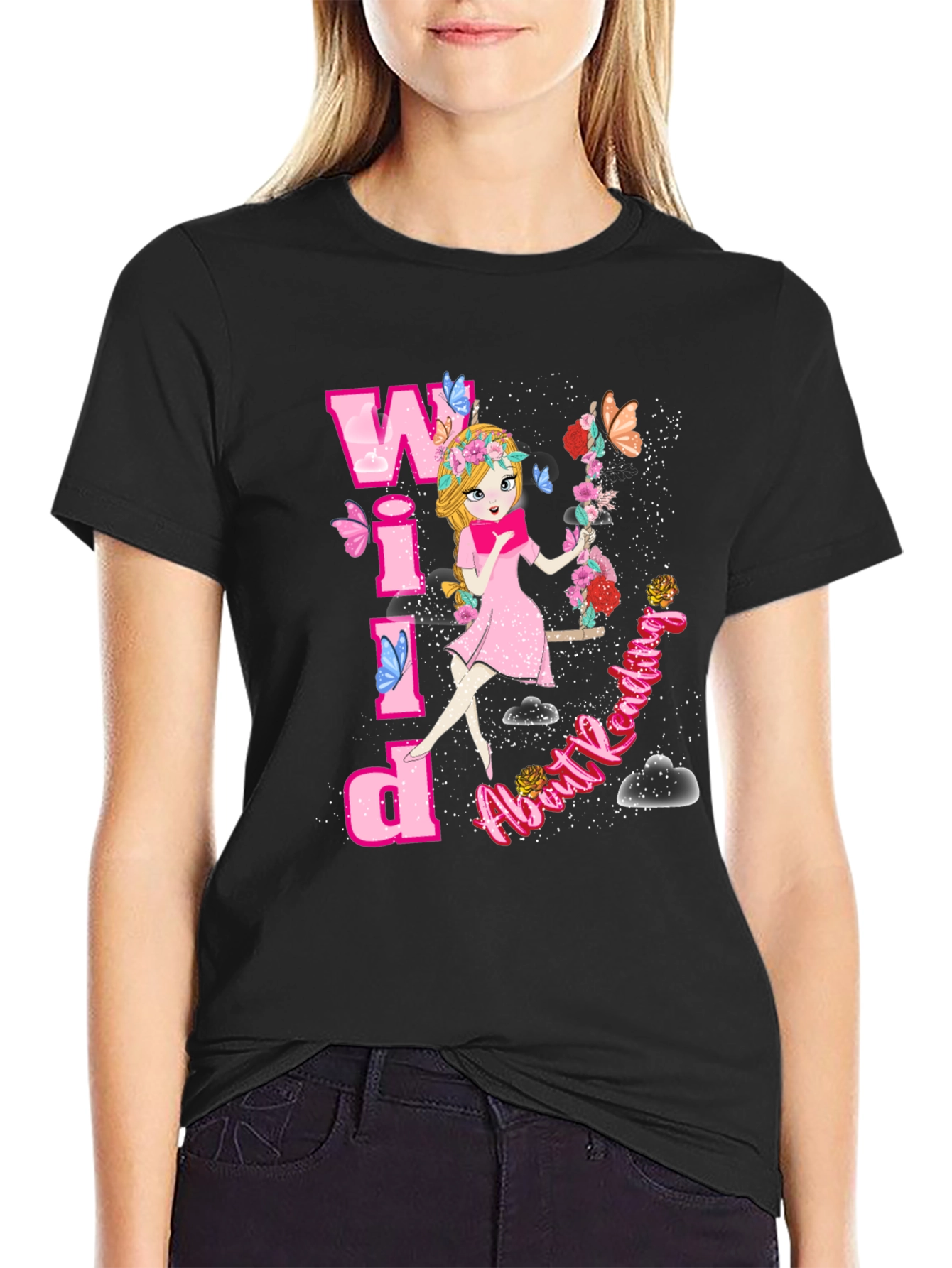 Wild About Reading Graphic T-Shirt