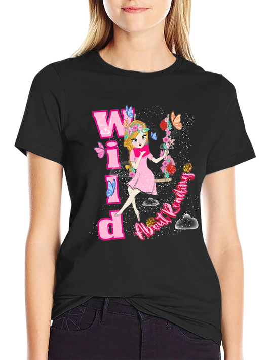 Wild About Reading Graphic T-Shirt