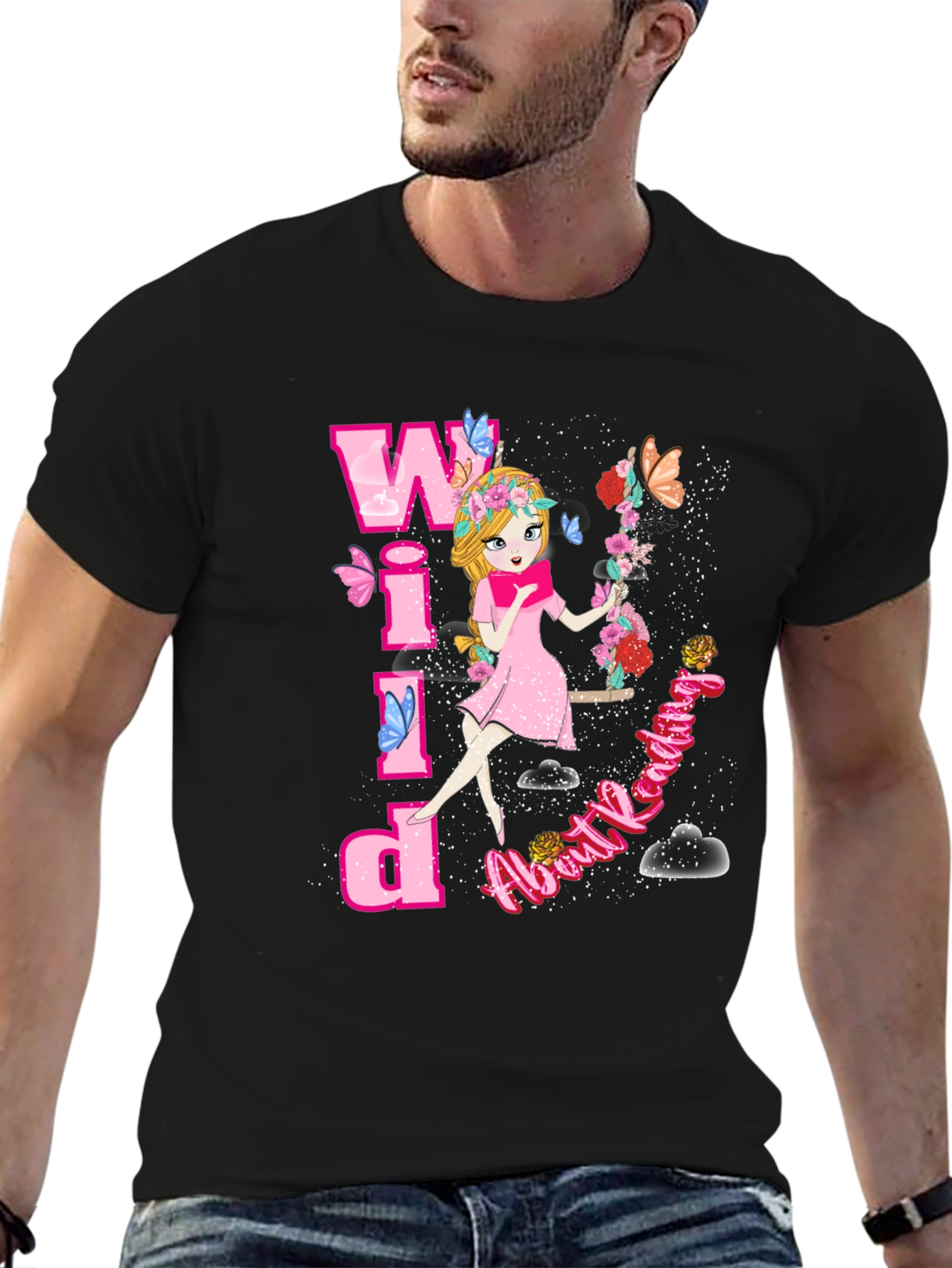 Wild About Reading Graphic T-Shirt