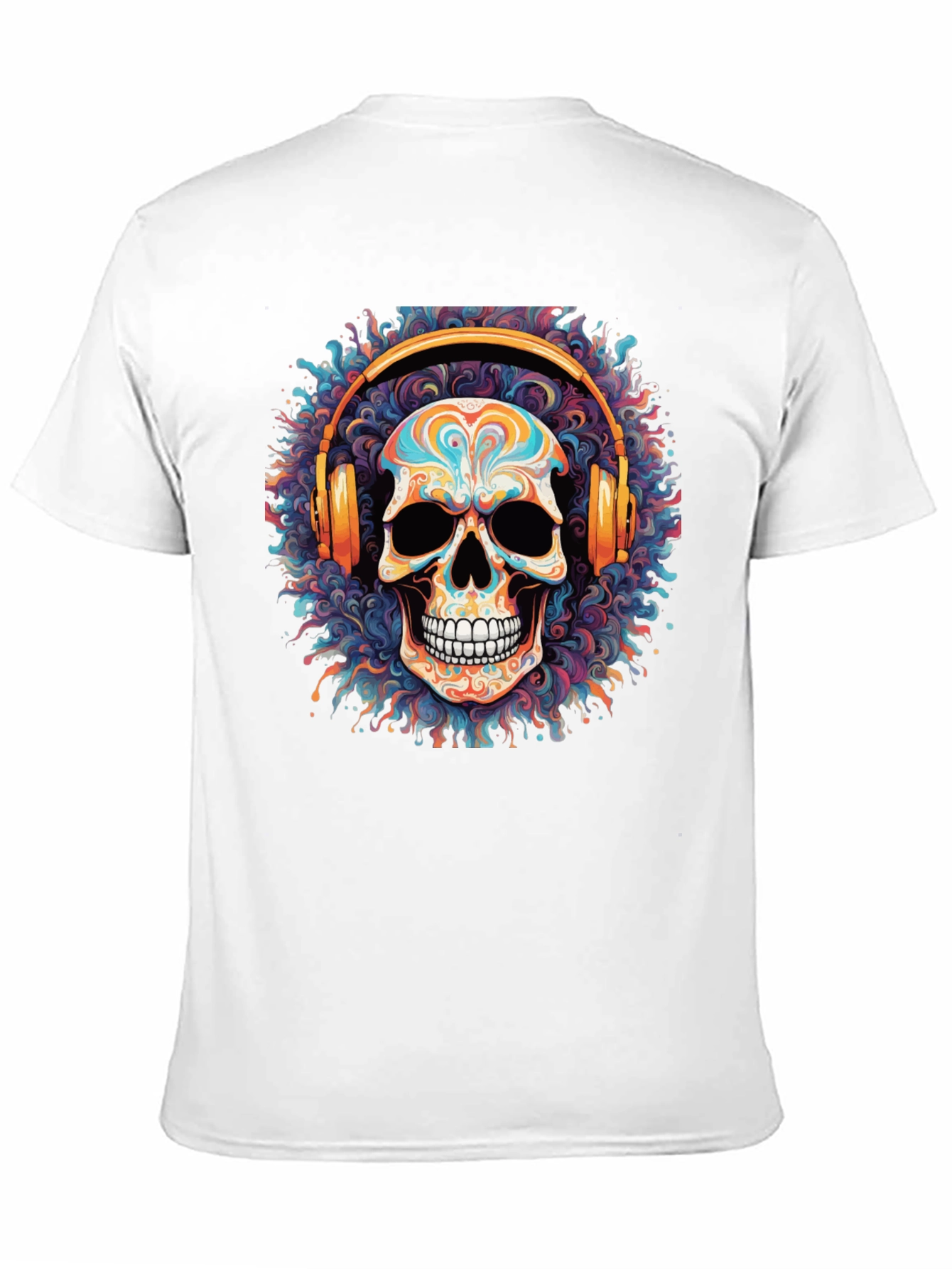Skull Headphones Graphic Tee