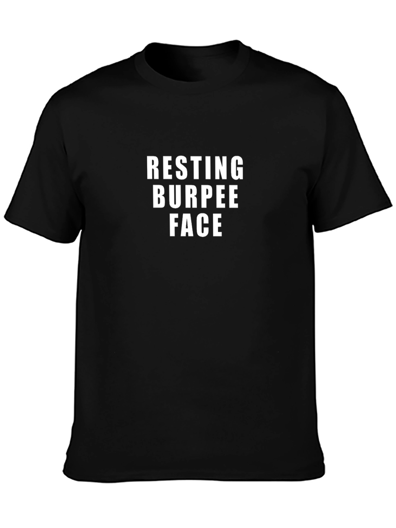 Resting Burpee Face T-Shirt - Workout Apparel