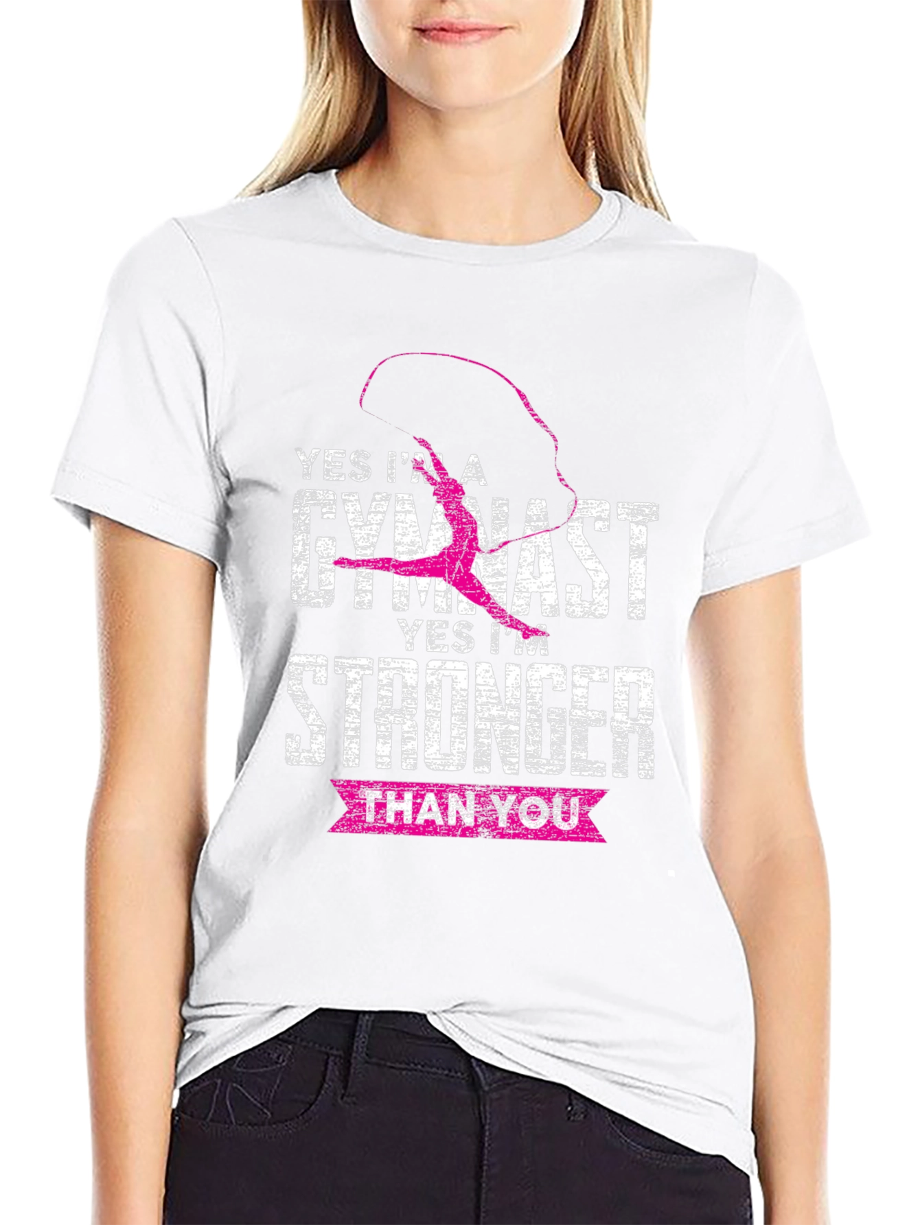 Gymnast Stronger Than You T-Shirt
