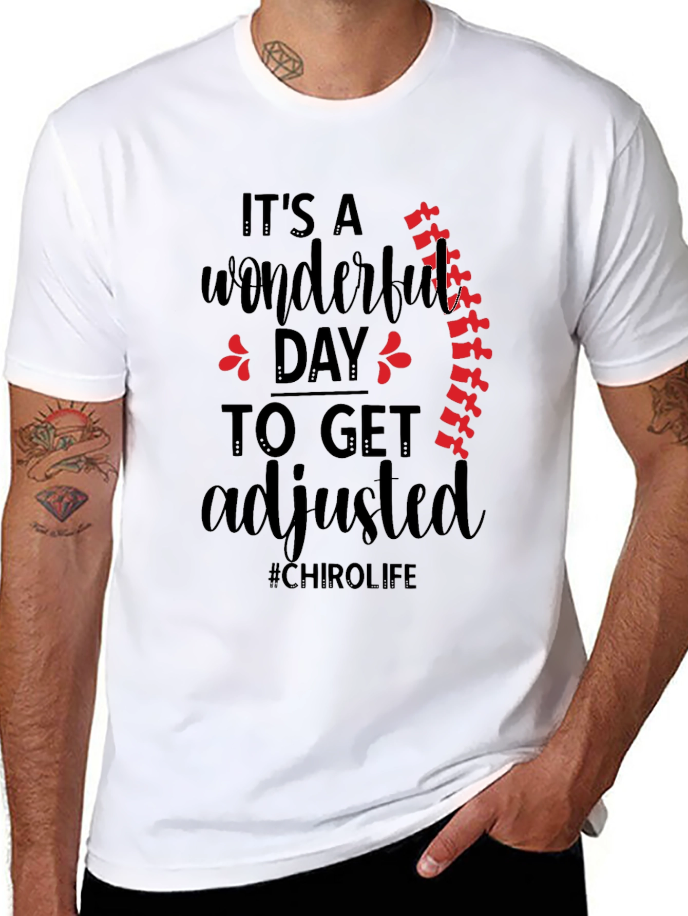 Chirolife Chiropractic Adjustment T-Shirt