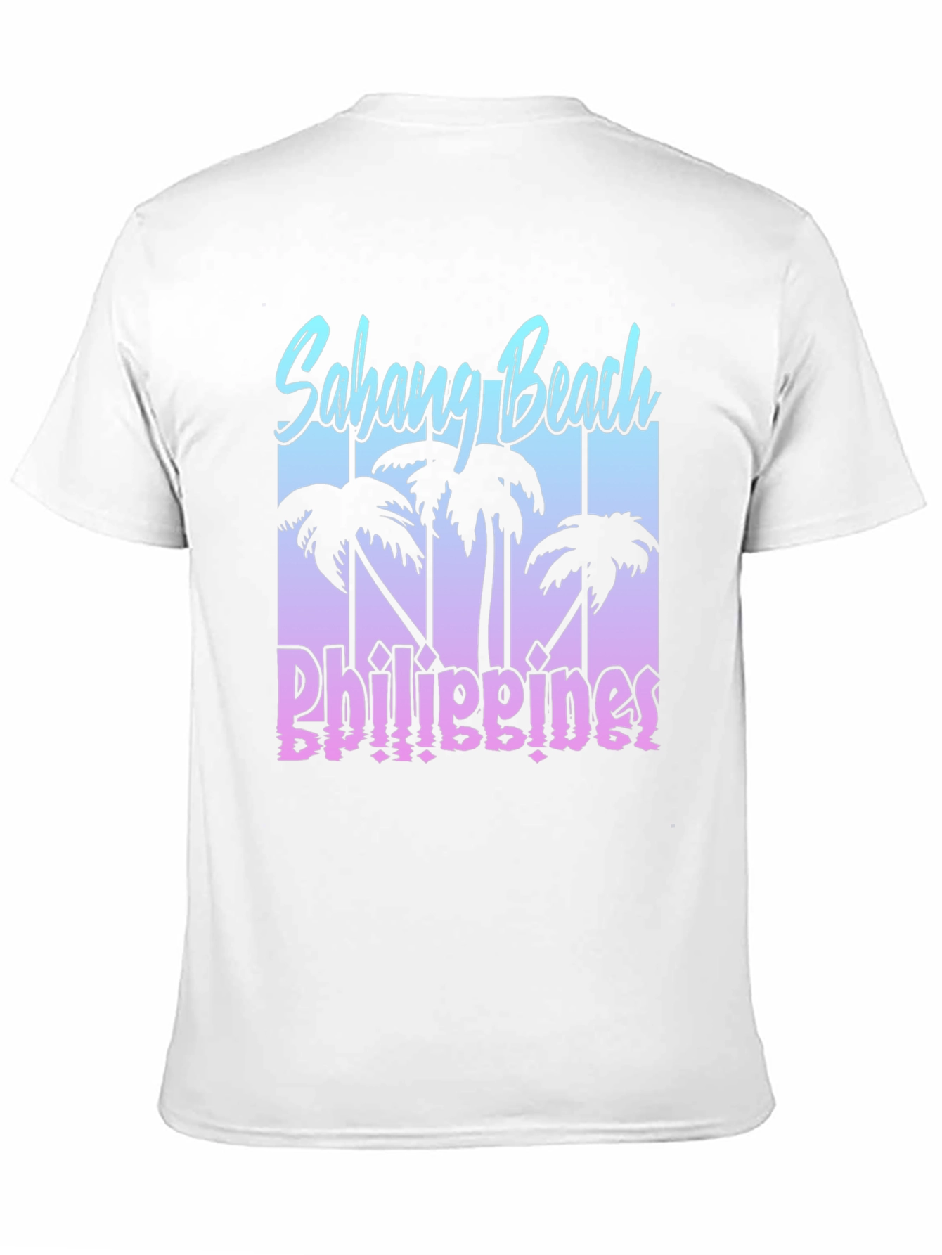 Sabang Beach Philippines Black T-Shirt