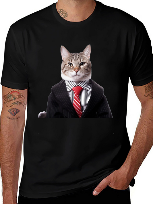 Cat Suit T-Shirt - Funny Feline Fashion