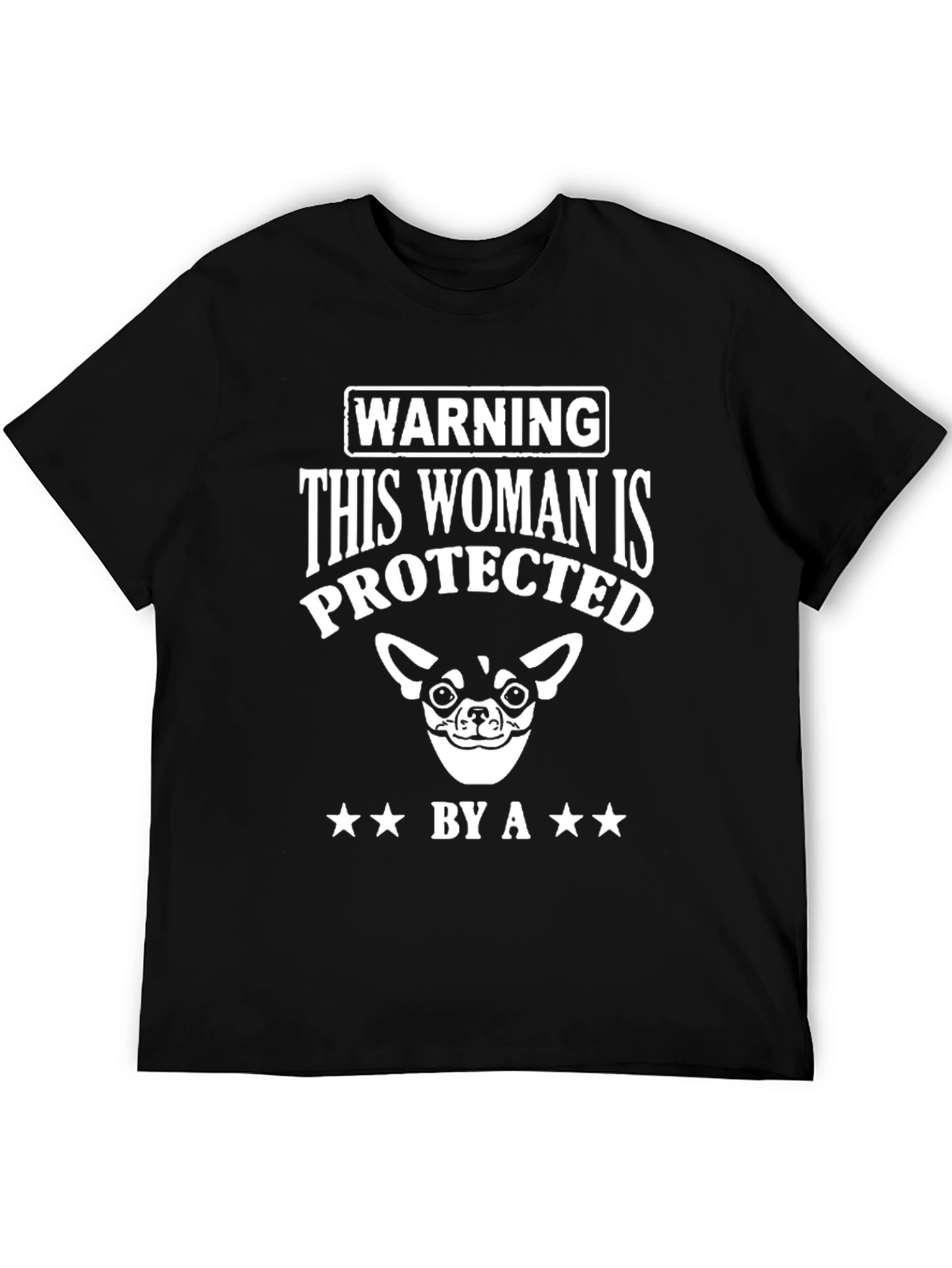 Protected by a Chihuahua Graphic Tee