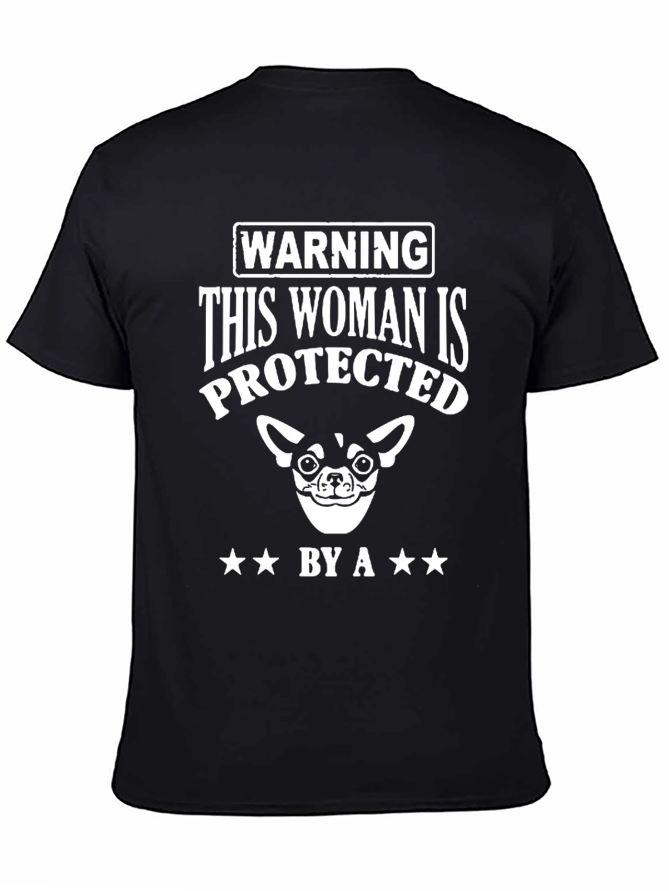 Protected by a Chihuahua Graphic Tee