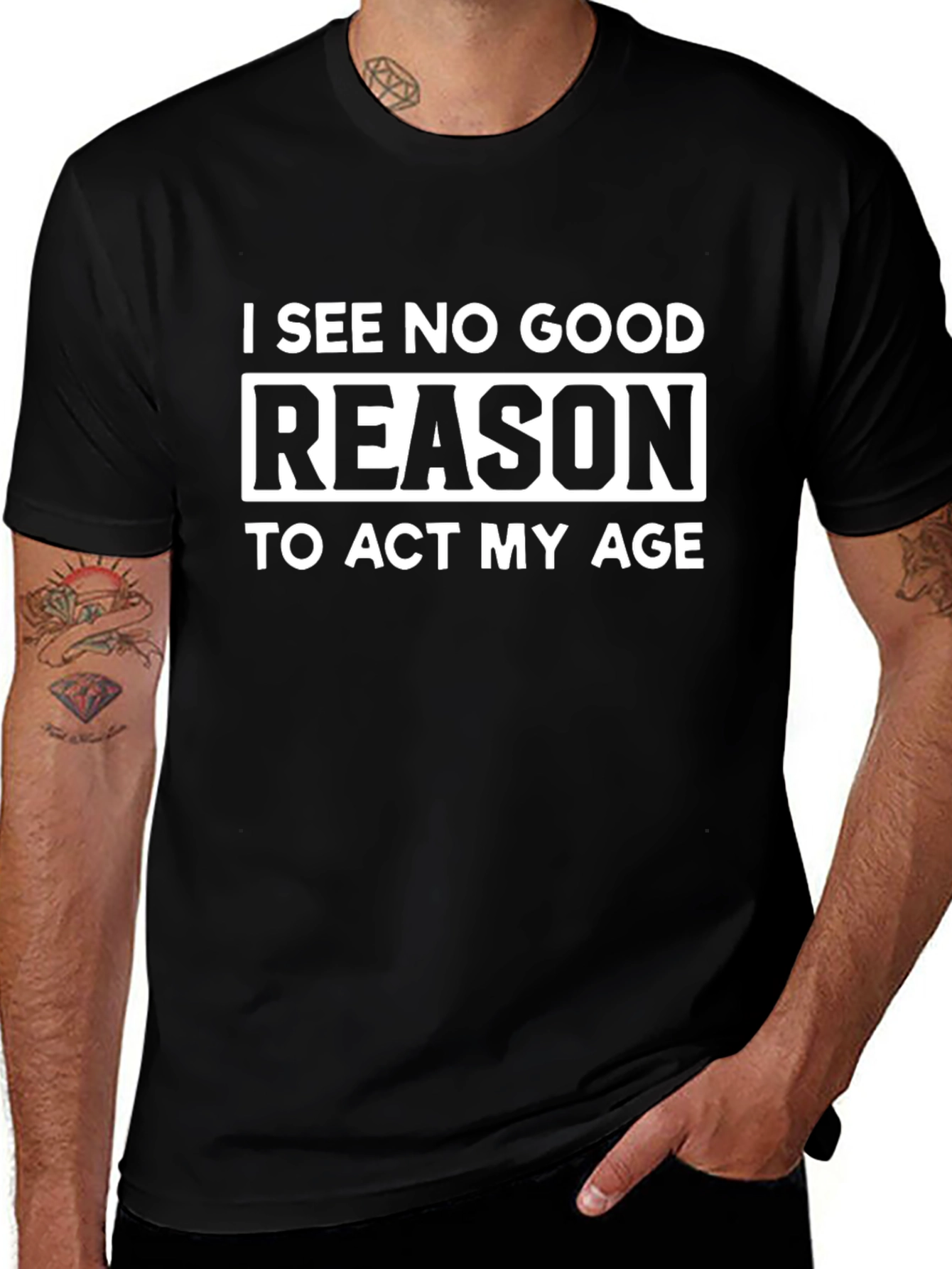 Funny I See No Good Reason Graphic T-Shirt