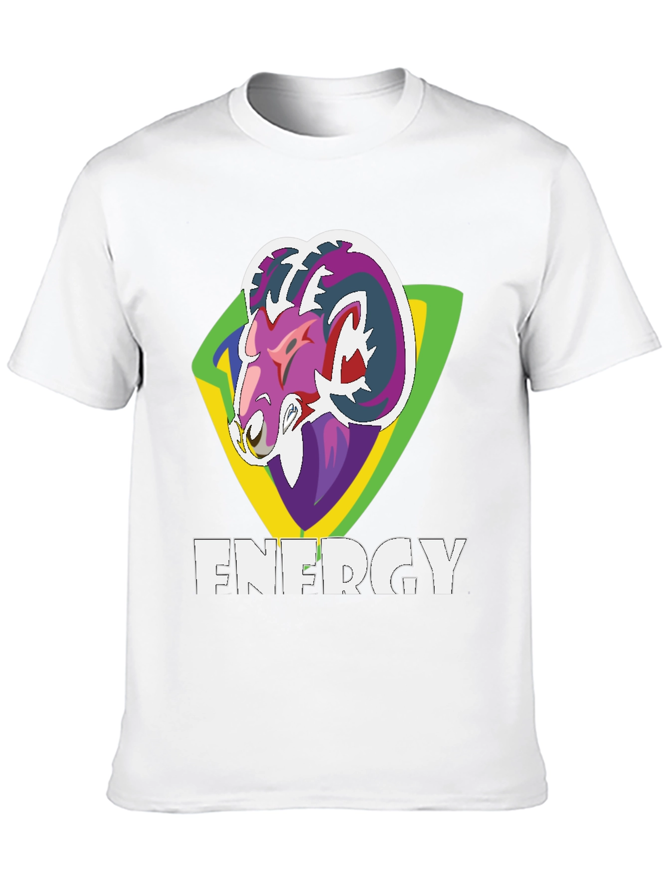 Energy Ram Graphic T-Shirt - Bold Style