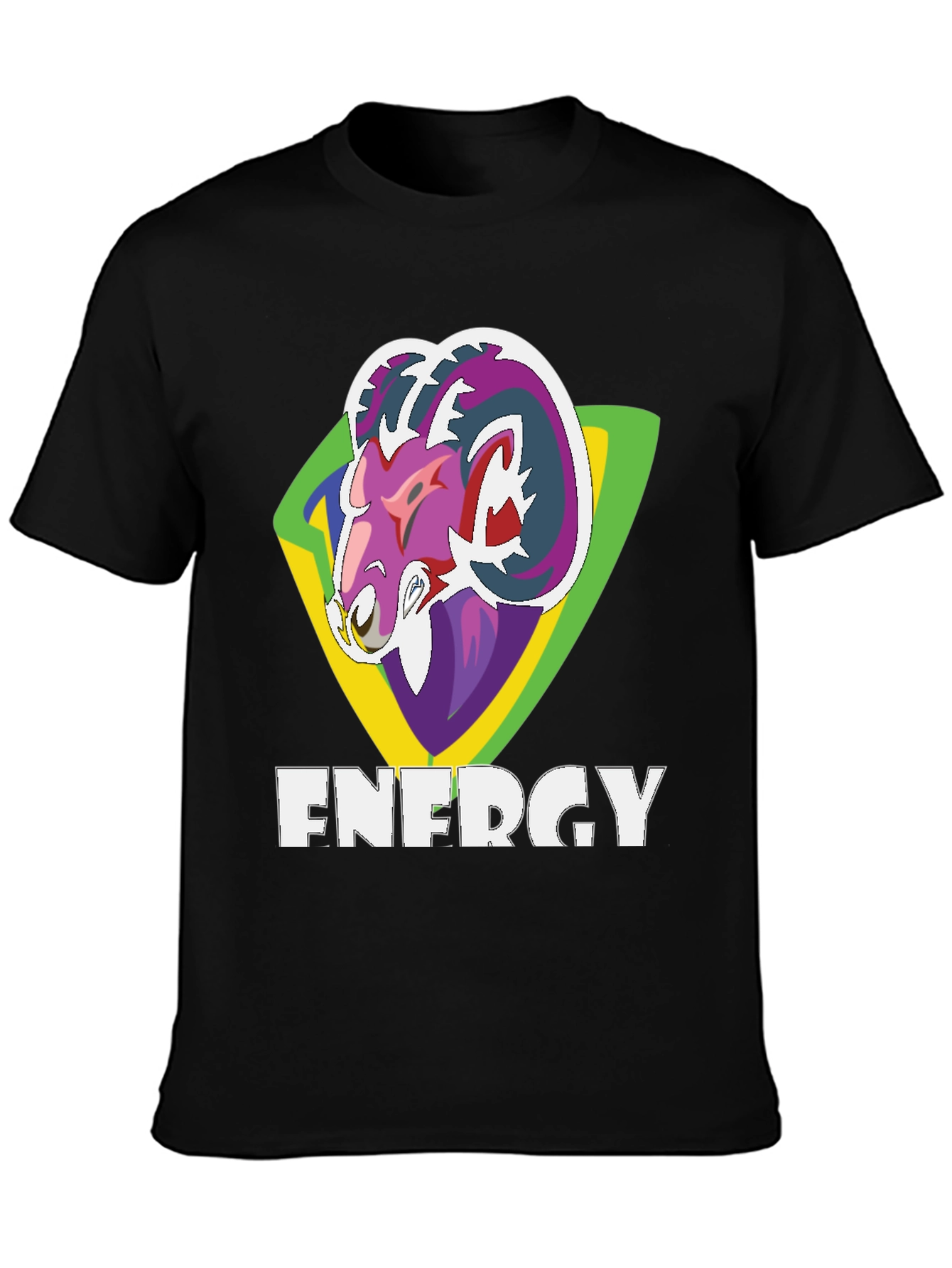 Energy Ram Graphic T-Shirt - Bold Style