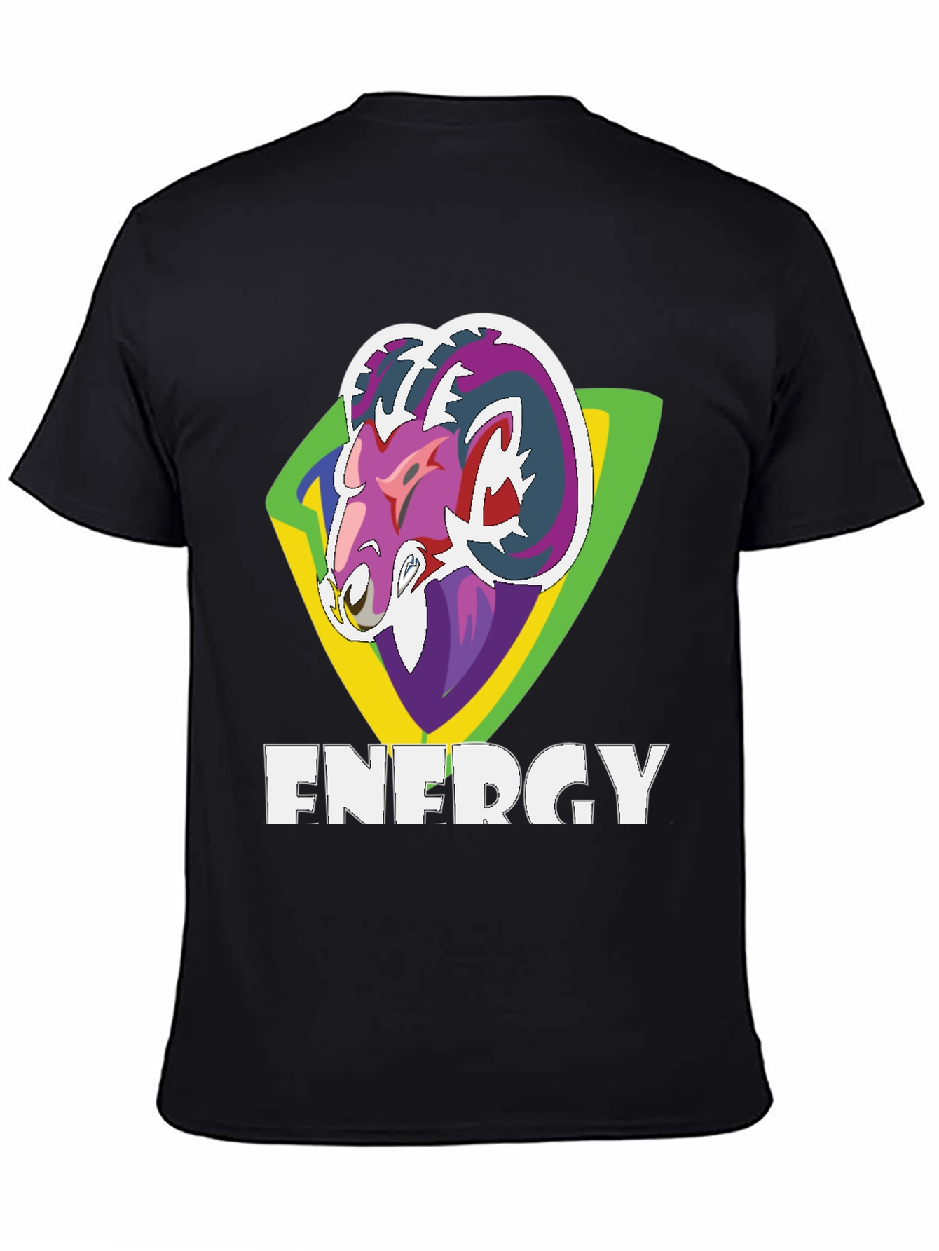 Energy Ram Graphic T-Shirt - Bold Style