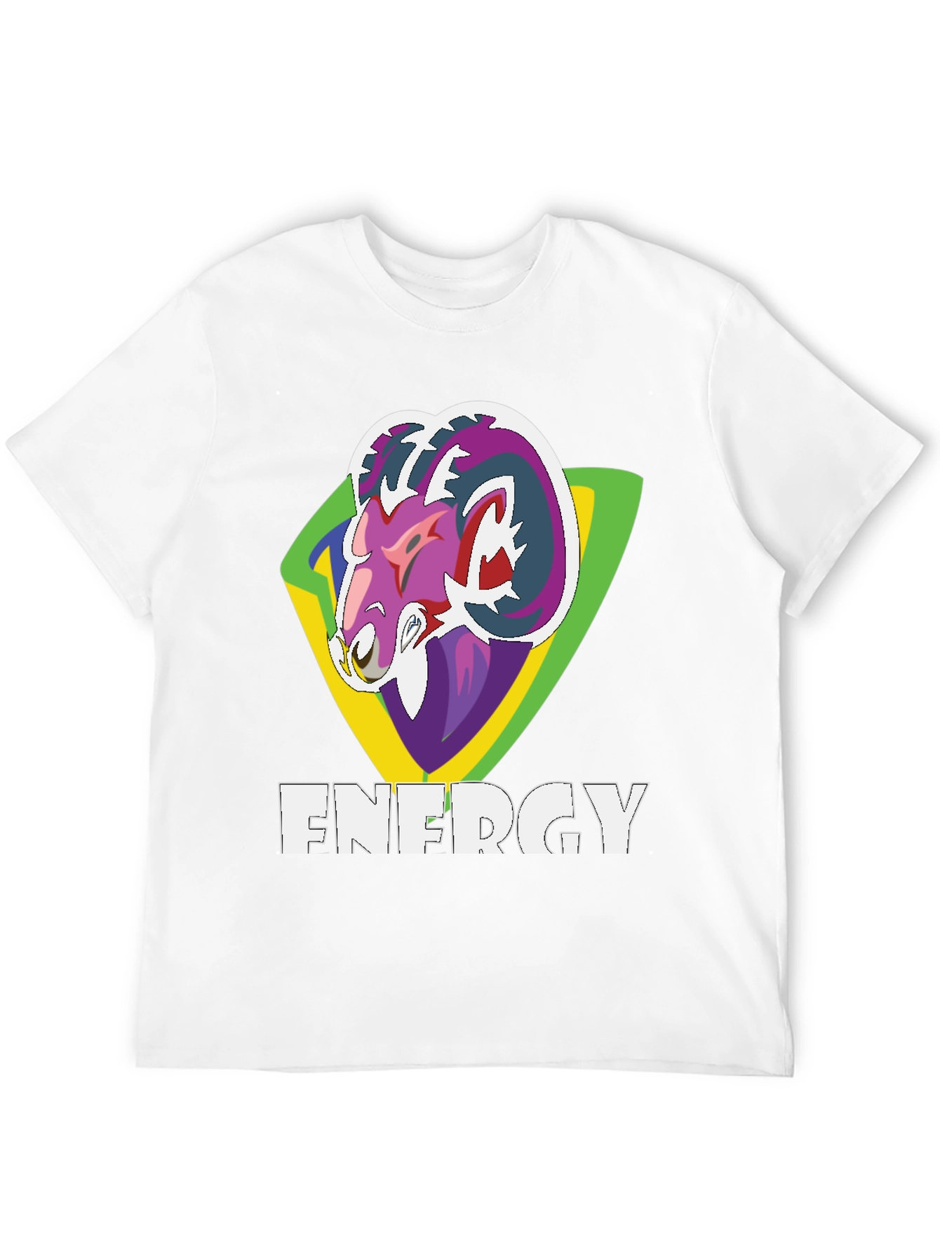 Energy Ram Graphic T-Shirt - Bold Style