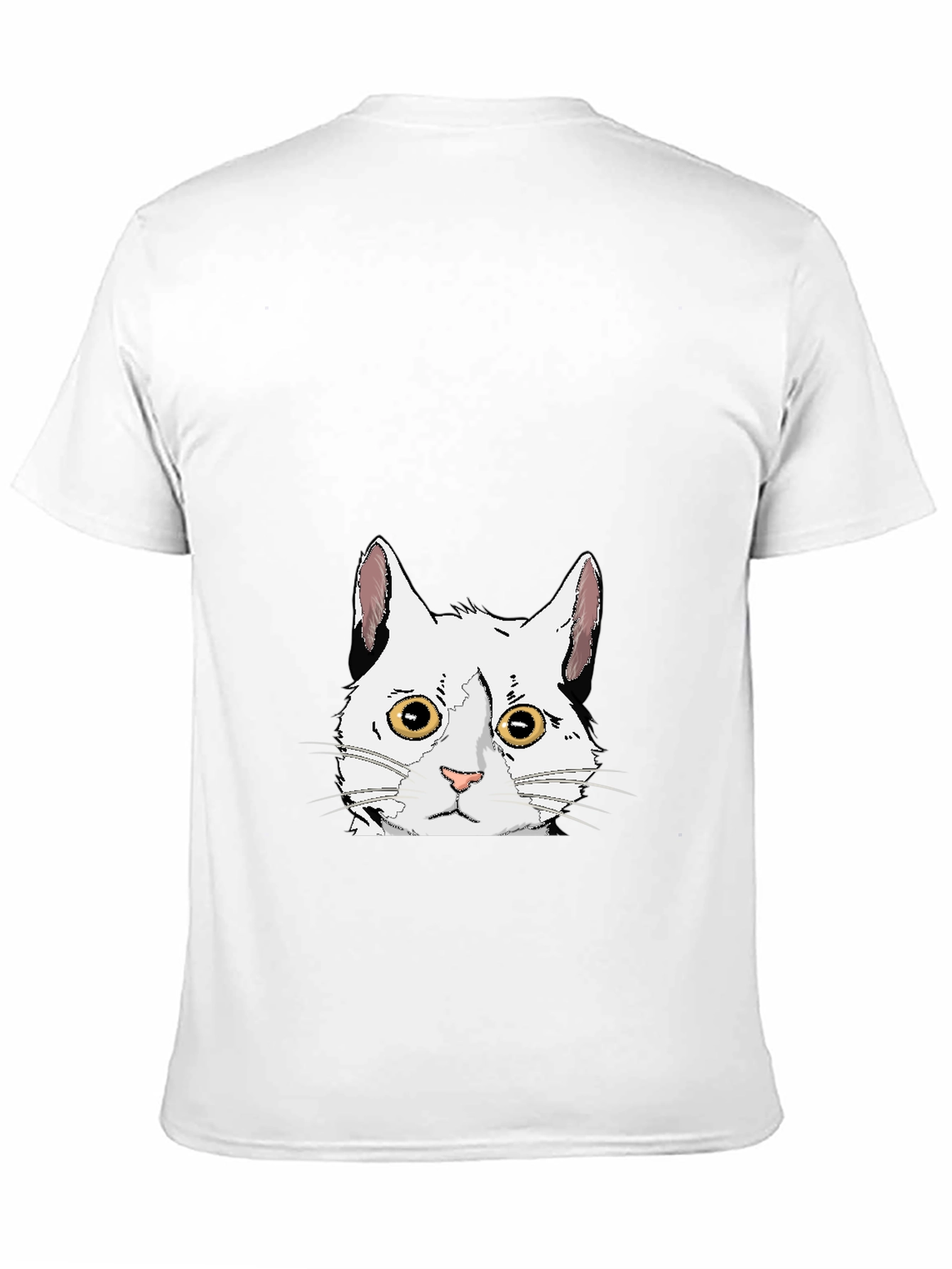 Cat Graphic Black T-Shirt