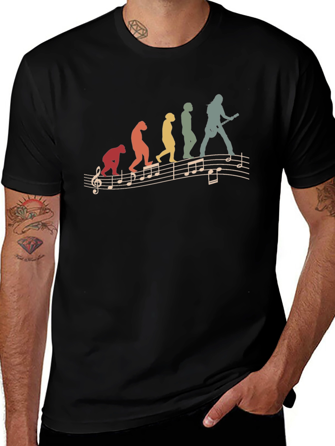 Evolution of Rock T-Shirt | Music Lover Tee