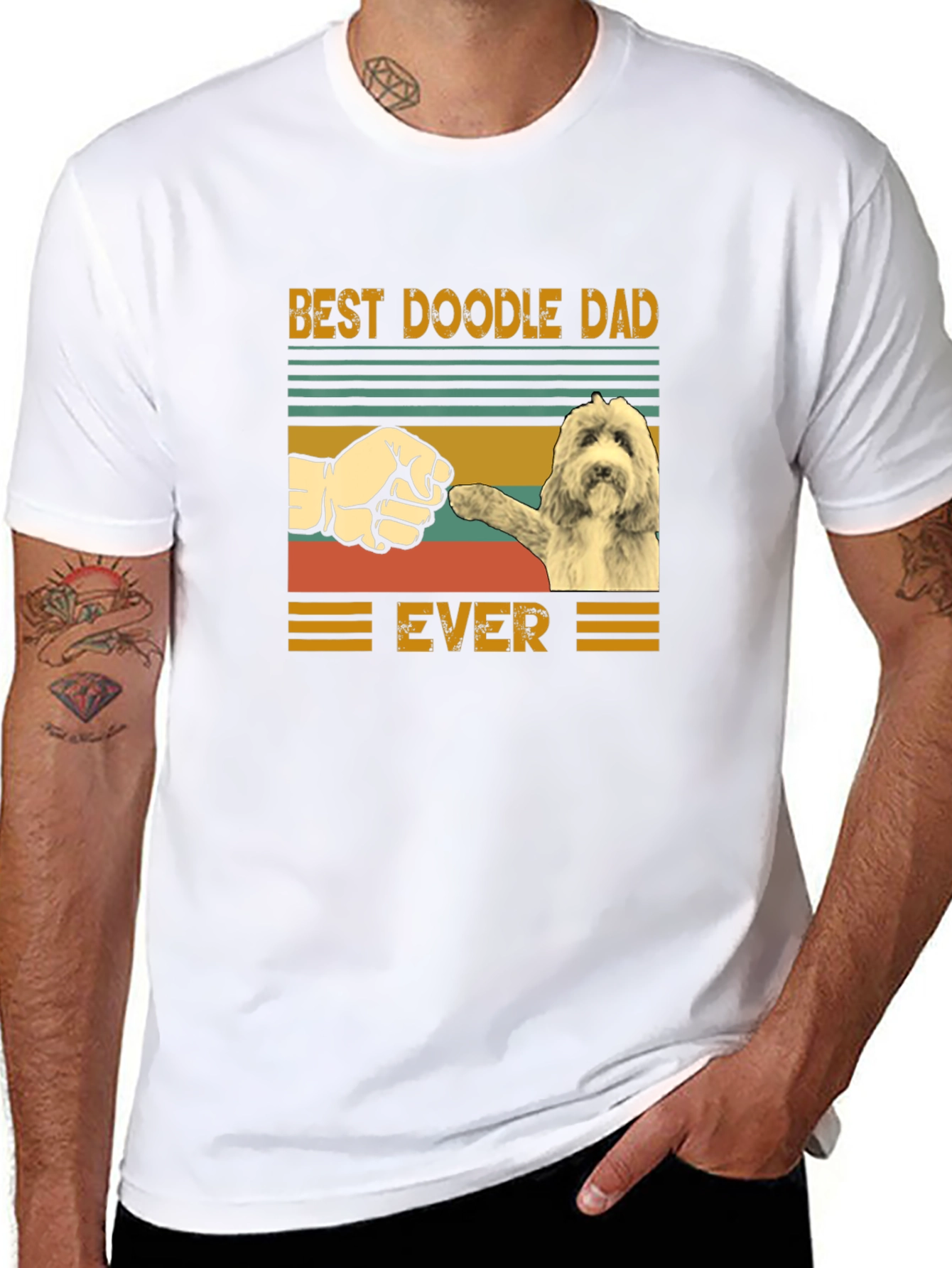 Best Doodle Dad Ever Graphic Tee