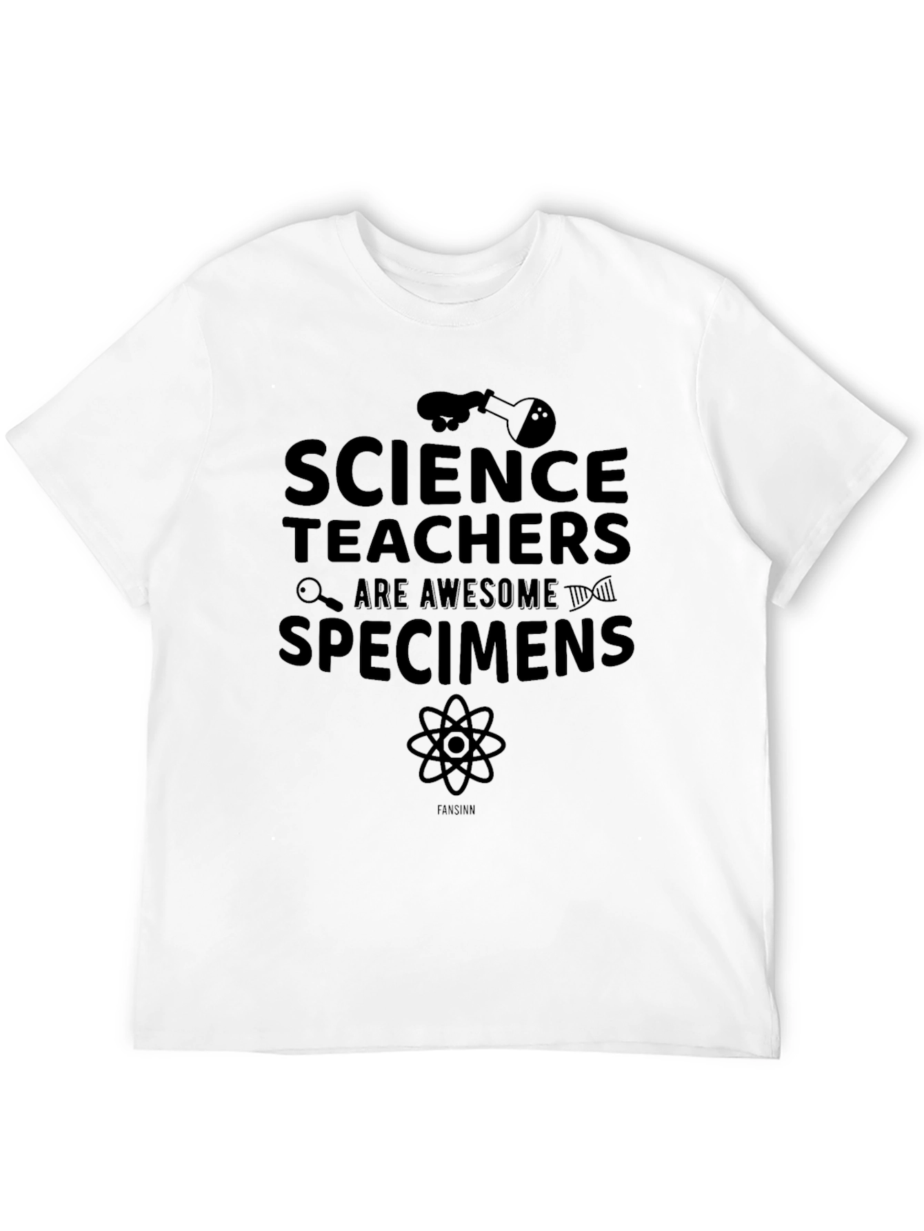 Science Teachers Are Awesome Mens Black T-Shirt