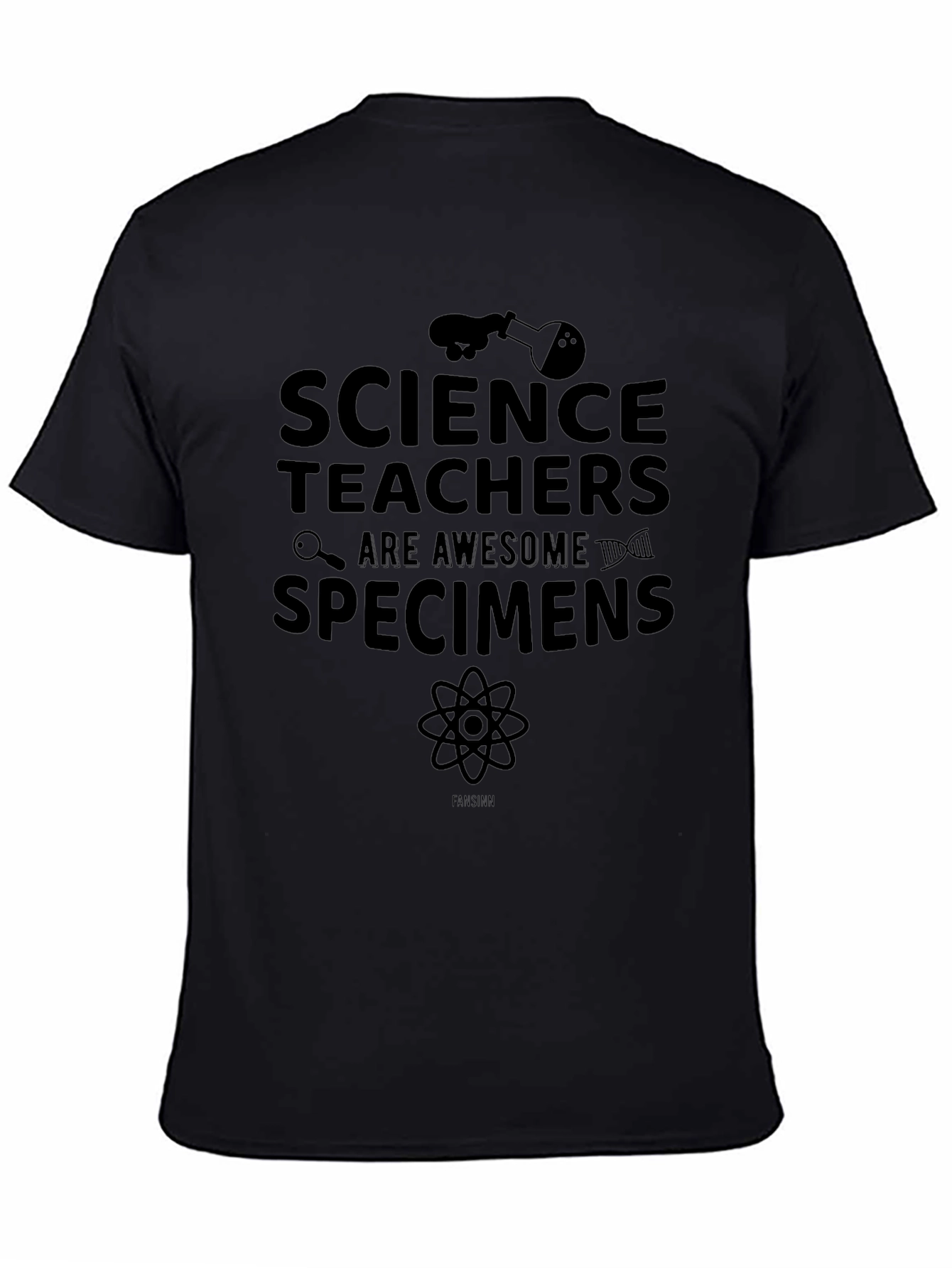Science Teachers Are Awesome Mens Black T-Shirt