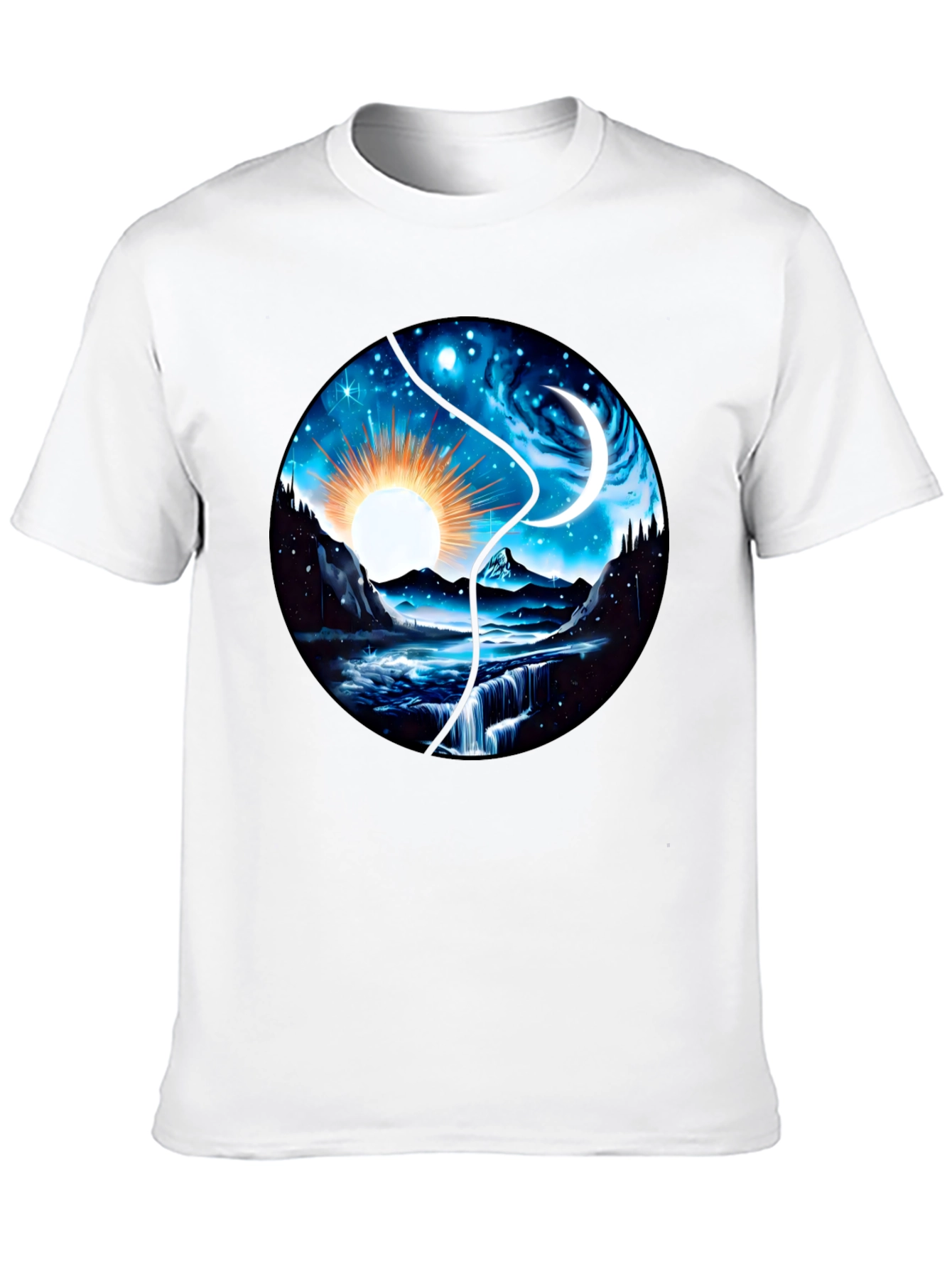 Yin Yang Sun and Moon T-Shirt