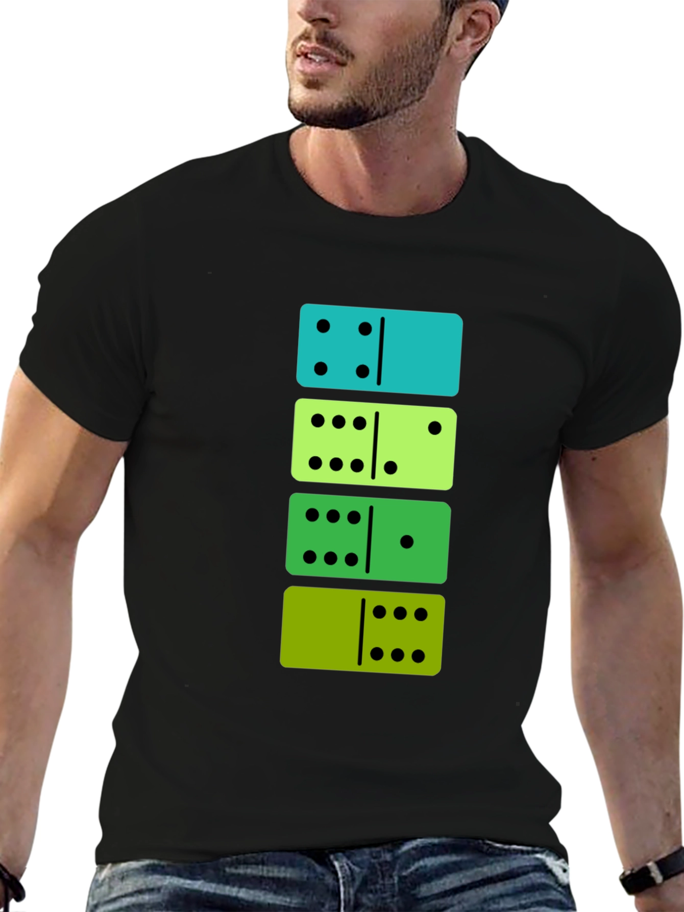 Domino Stack Tee - Fun & Stylish