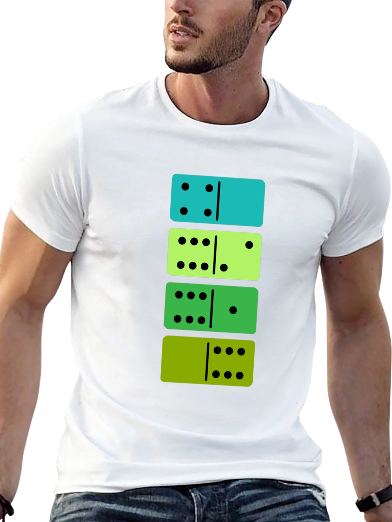 Domino Stack Tee - Fun & Stylish