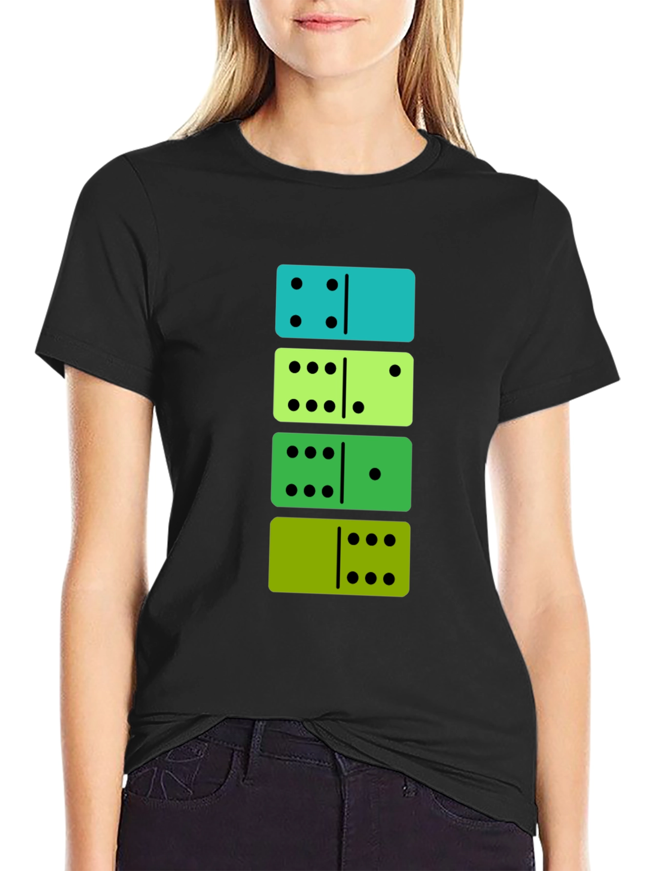 Domino Stack Tee - Fun & Stylish
