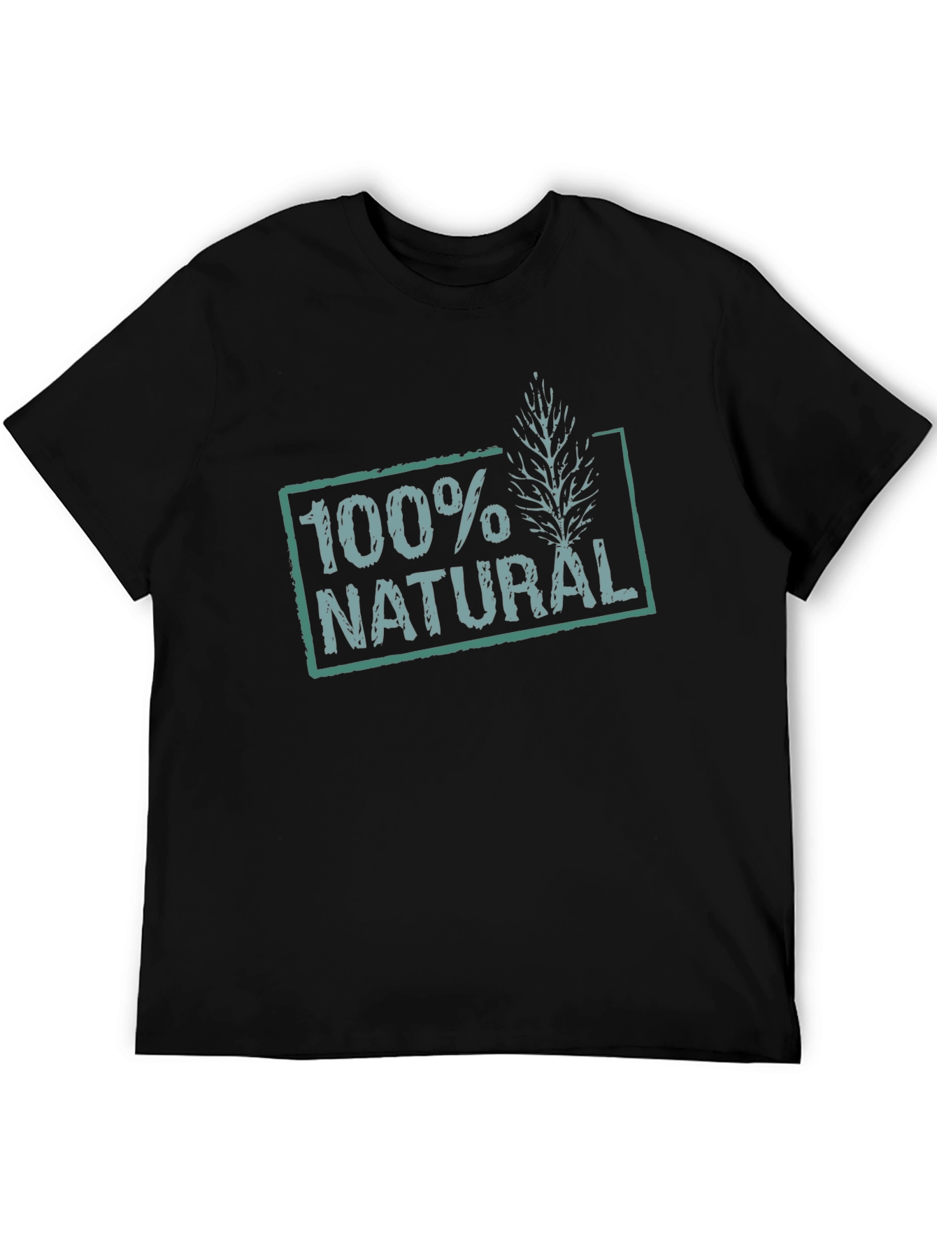 100% Natural Graphic Print T-Shirt