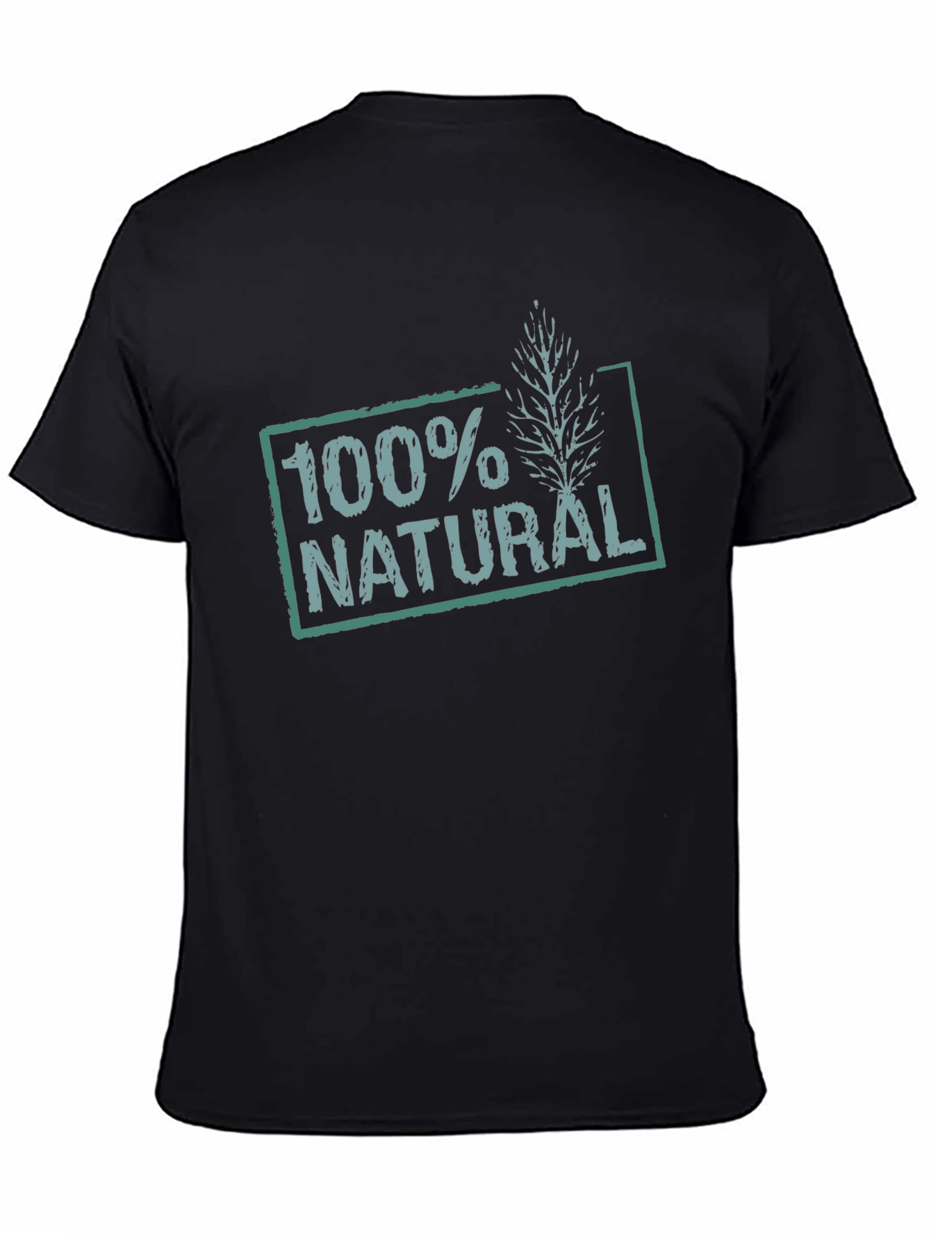 100% Natural Graphic Print T-Shirt